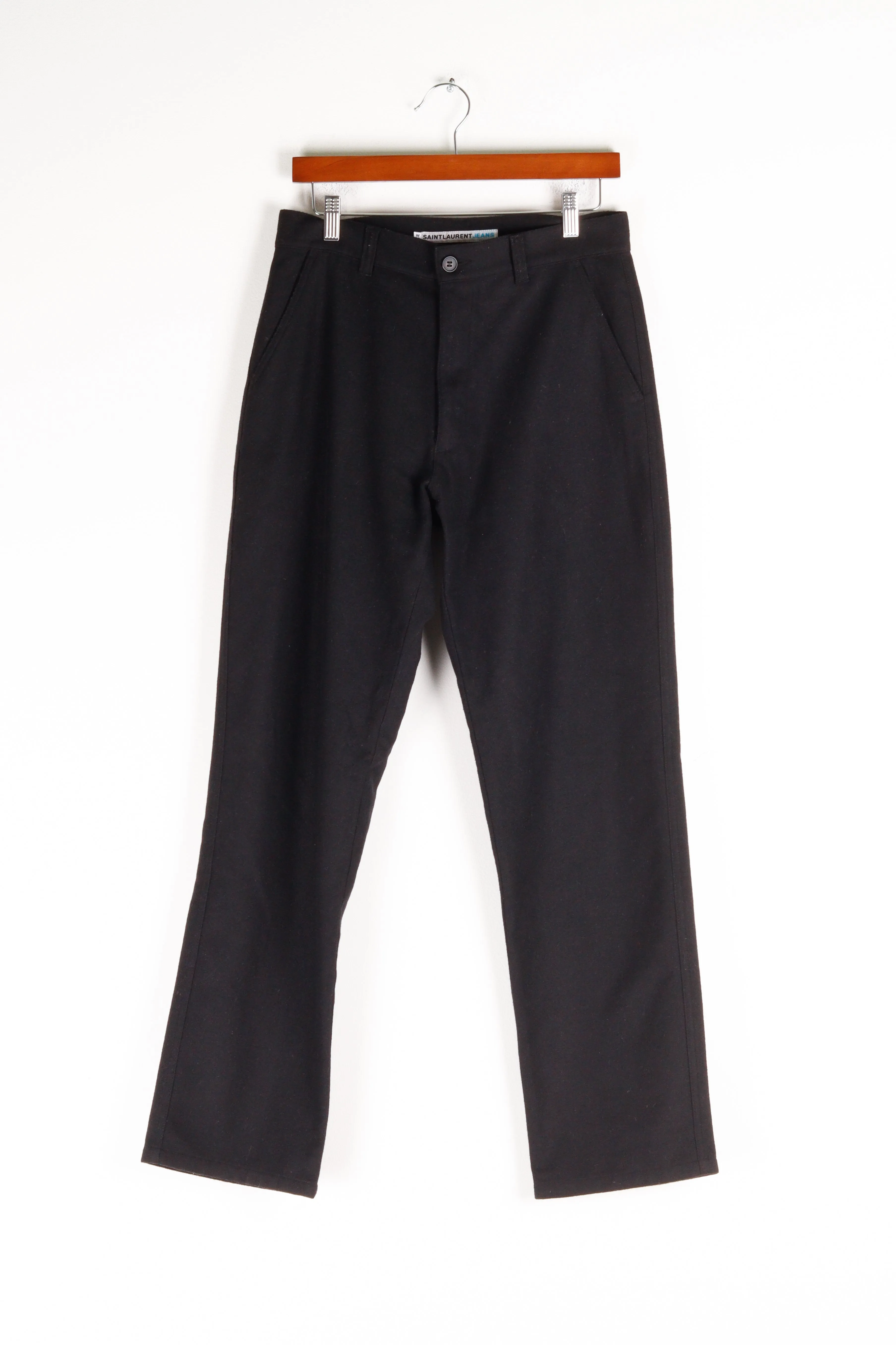 Saint Laurent Jeans FW97 'Wool Trousers Black (1997)