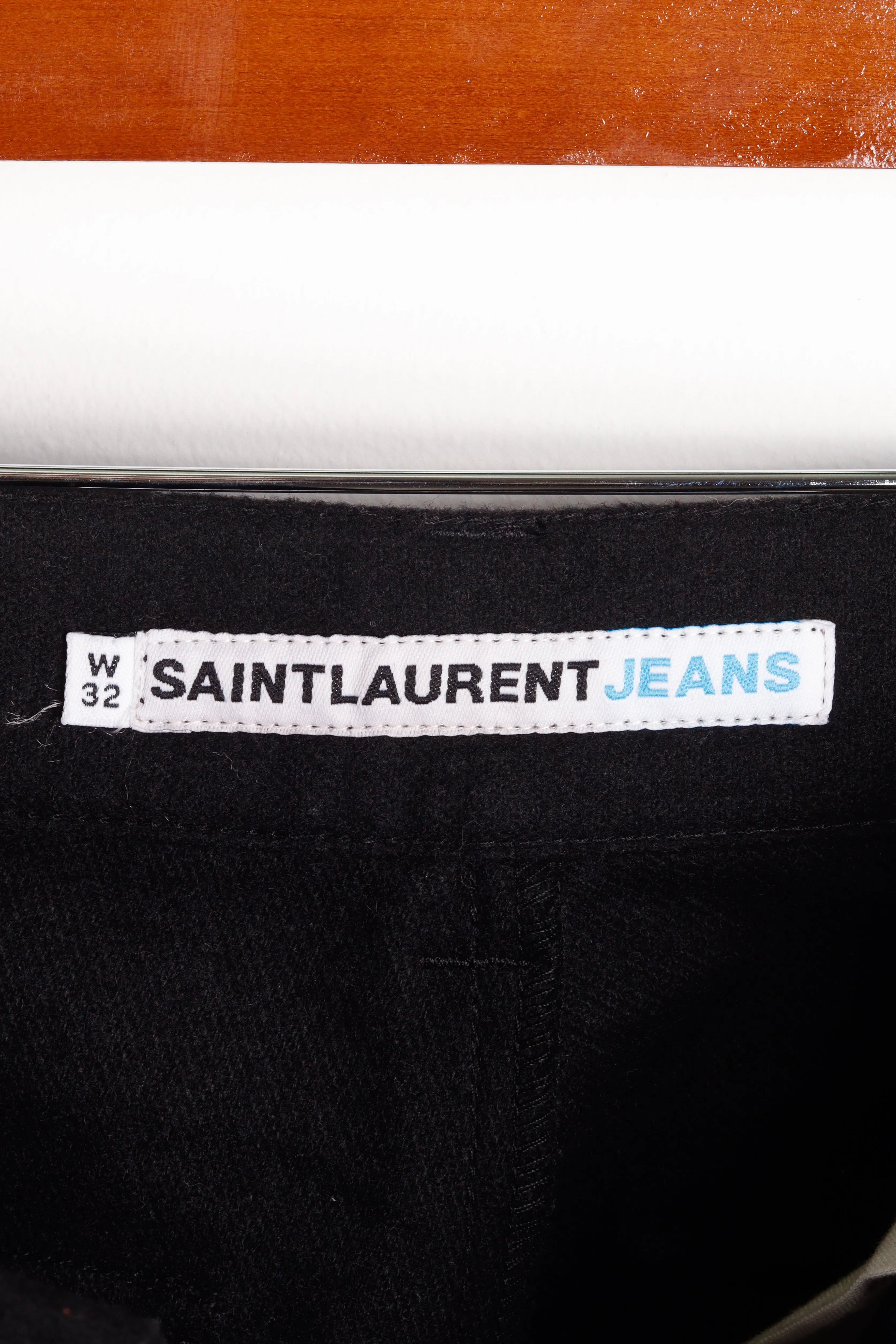 Saint Laurent Jeans FW97 'Wool Trousers Black (1997)