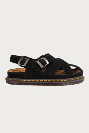 San Archive Fisherman - Plush Suede Reverse Black
