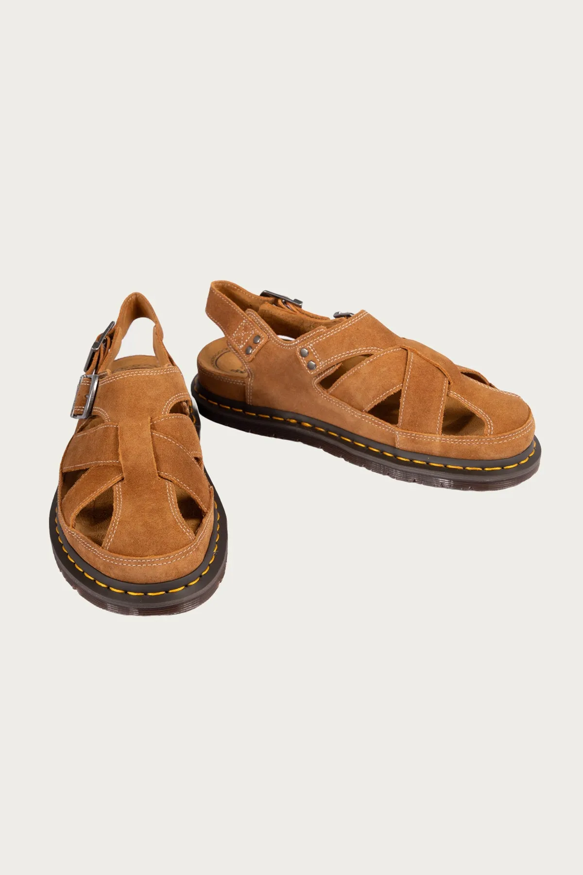 San Archive Fisherman - Plush Suede Reverse Natural Tan