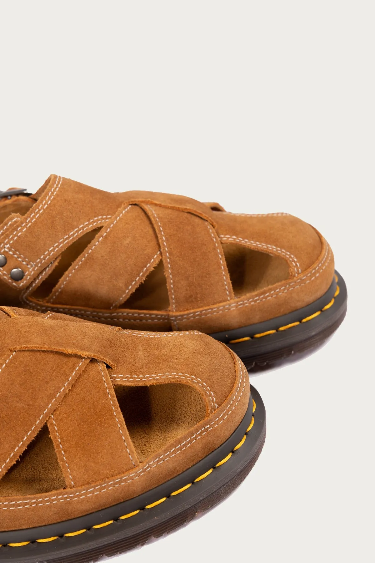 San Archive Fisherman - Plush Suede Reverse Natural Tan