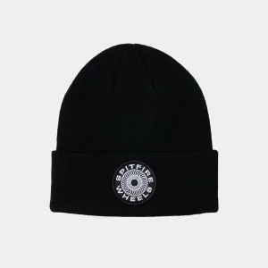 SPITFIRE CLASSIC '87 SWIRL PATCH BEANIE - BLACK/WHITE