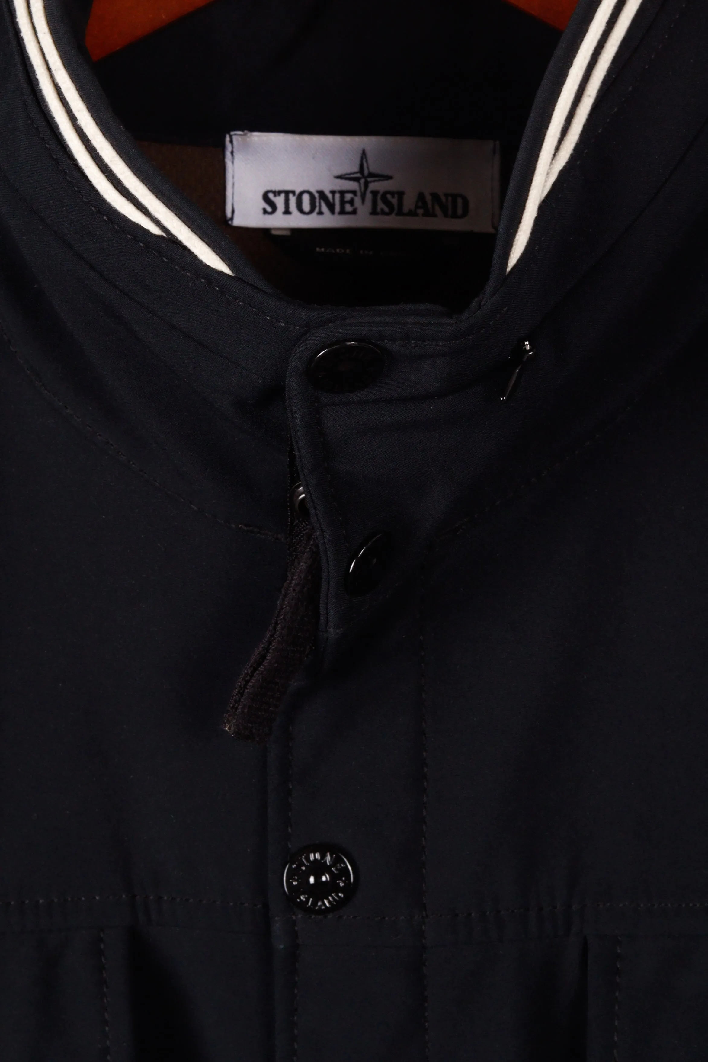 Stone Island FW13 'Soft Shell-R' Hooded Jacket Black (2013)