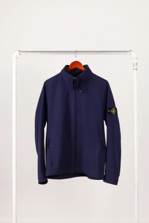 Stone Island FW16 'Soft Shell-R' Hooded Jacket Navy (2016)