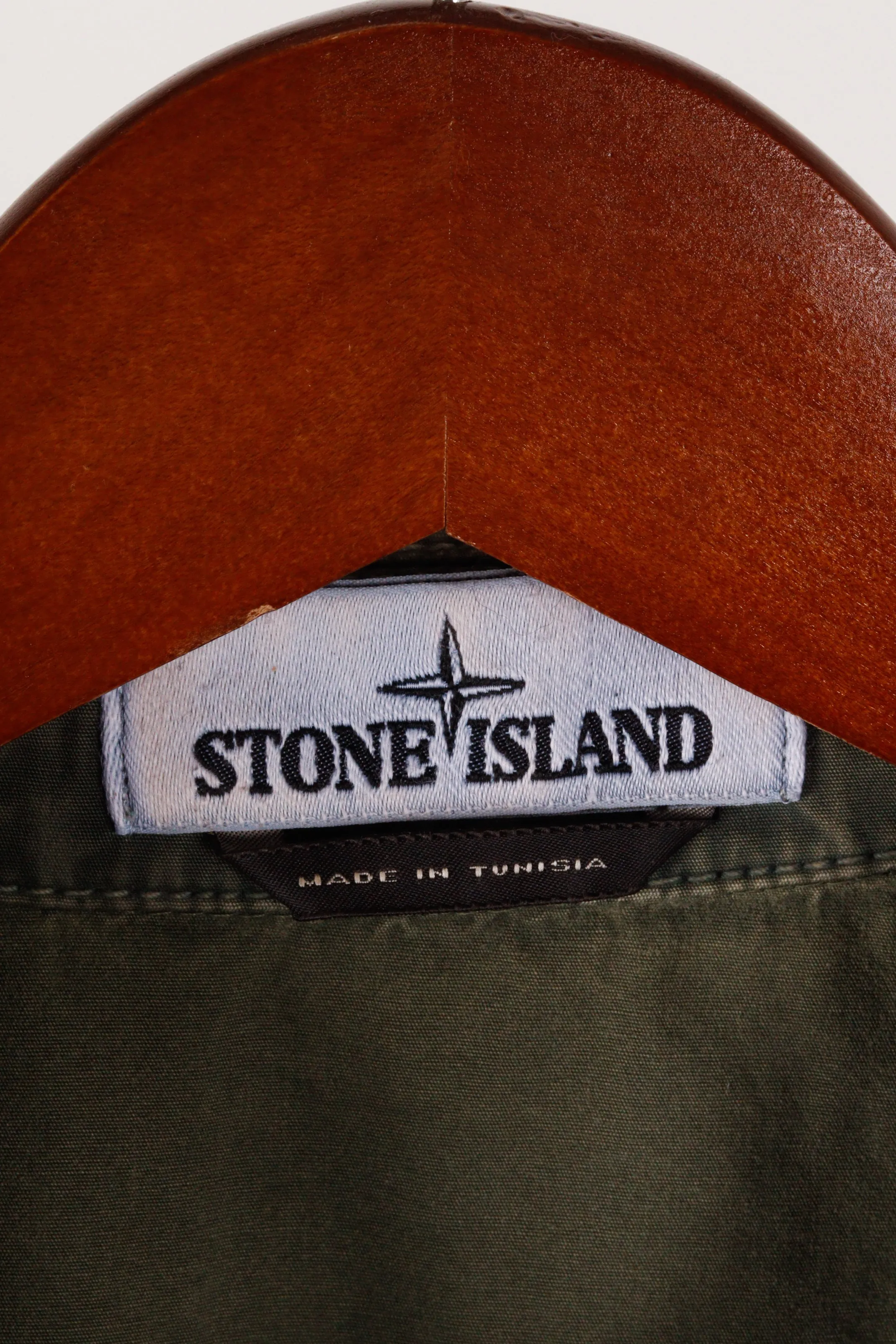 Stone Island FW21 'Zip Pocket Garment Dyed' Overshirt Olive (2021)