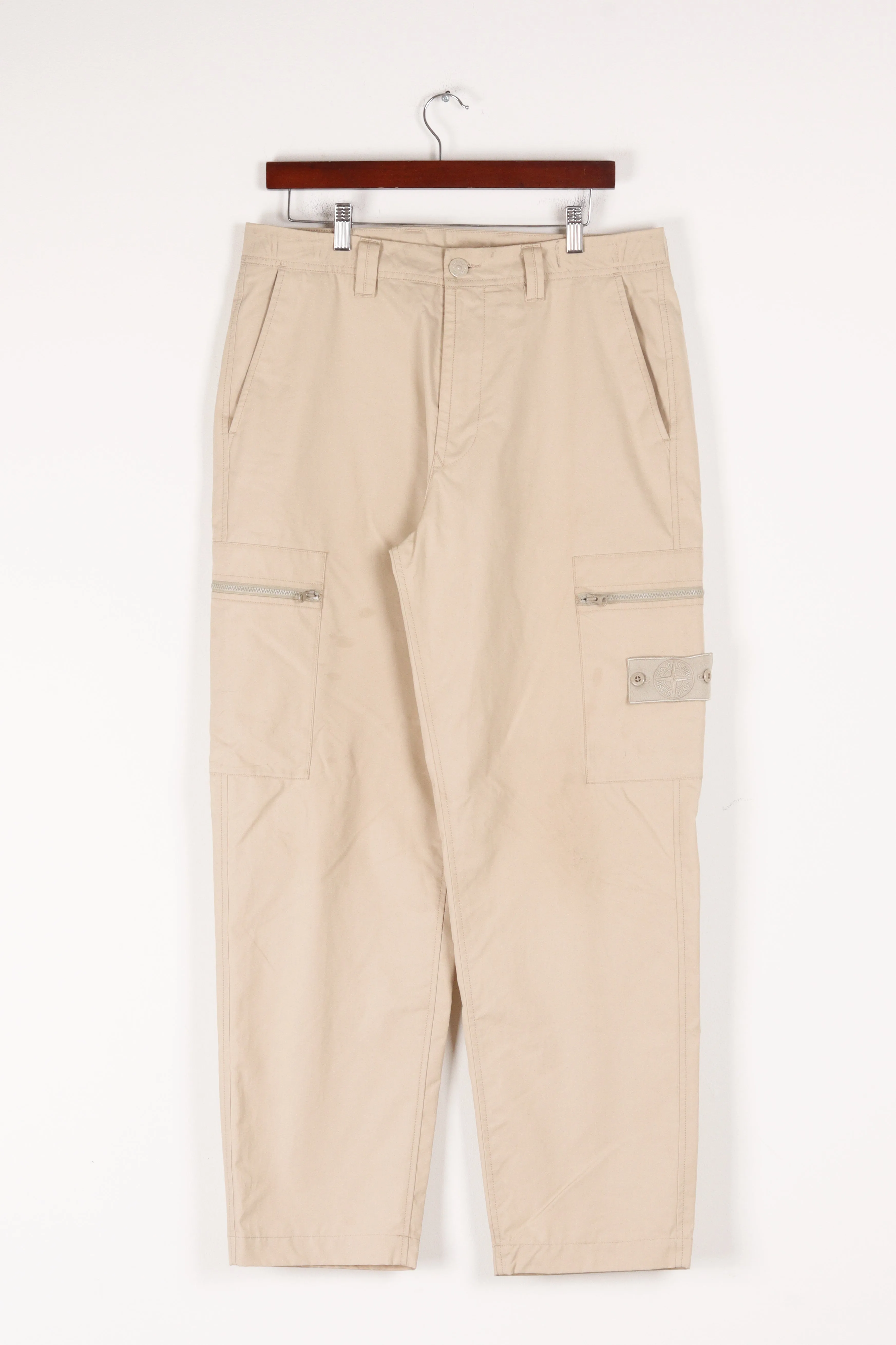 Stone Island Ghost Piece SS24 'Wide Legged' Cargo Pants Neutral (2024)
