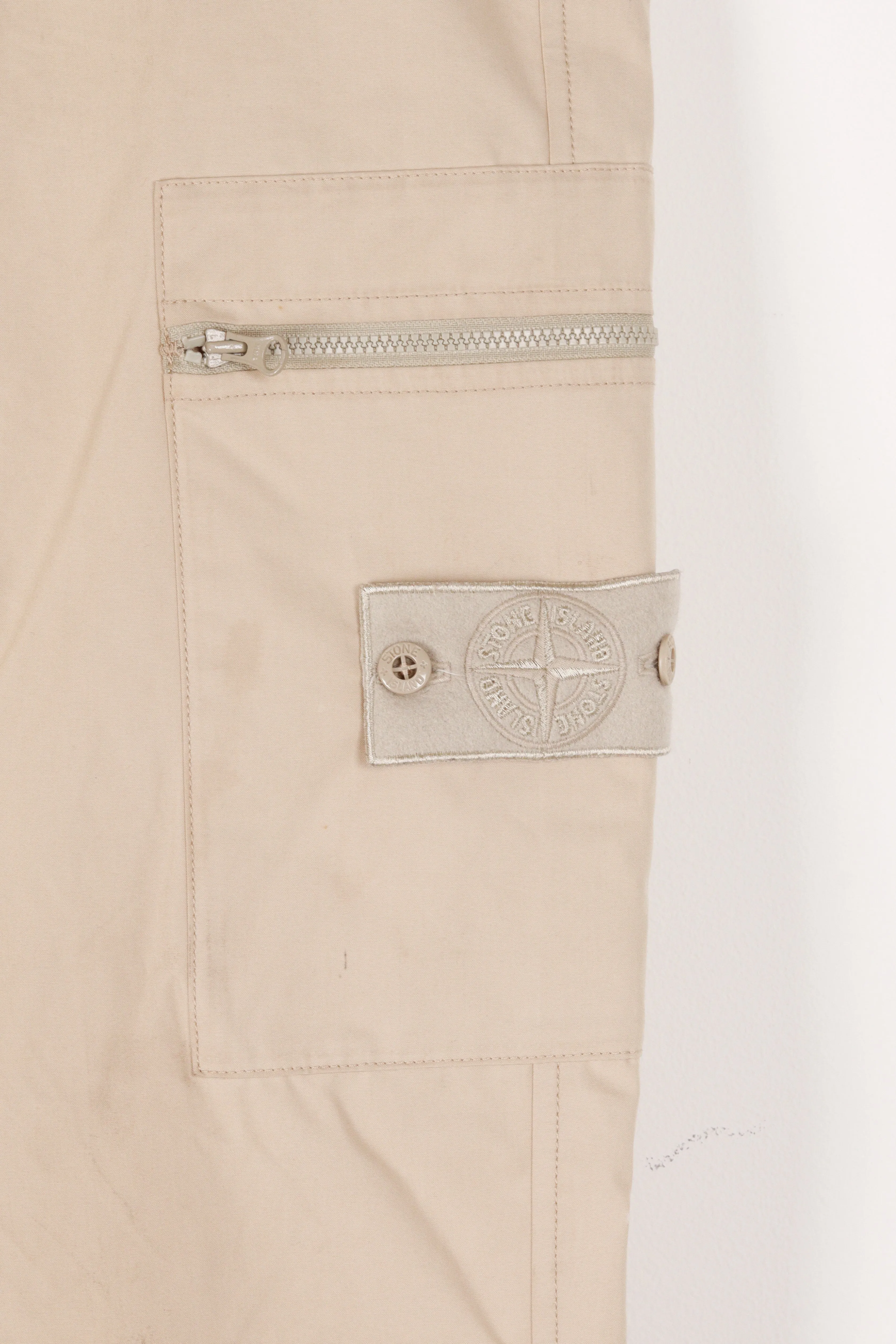 Stone Island Ghost Piece SS24 'Wide Legged' Cargo Pants Neutral (2024)