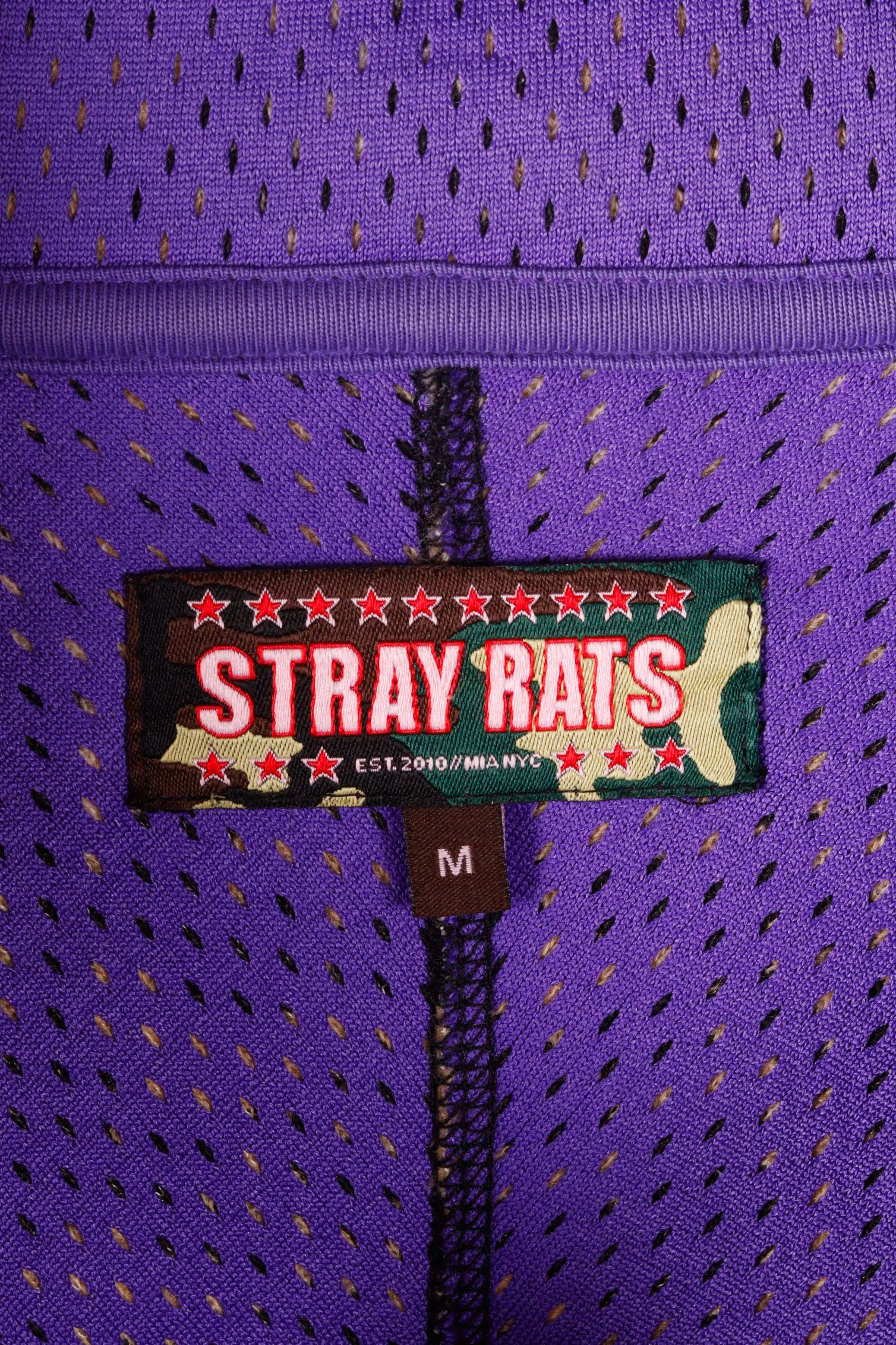 Stray Rats SS21 'Leopard Print' Deep Pile Fleece Jacket (2021)