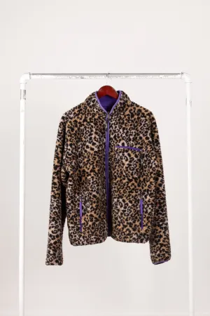 Stray Rats SS21 'Leopard Print' Deep Pile Fleece Jacket (2021)