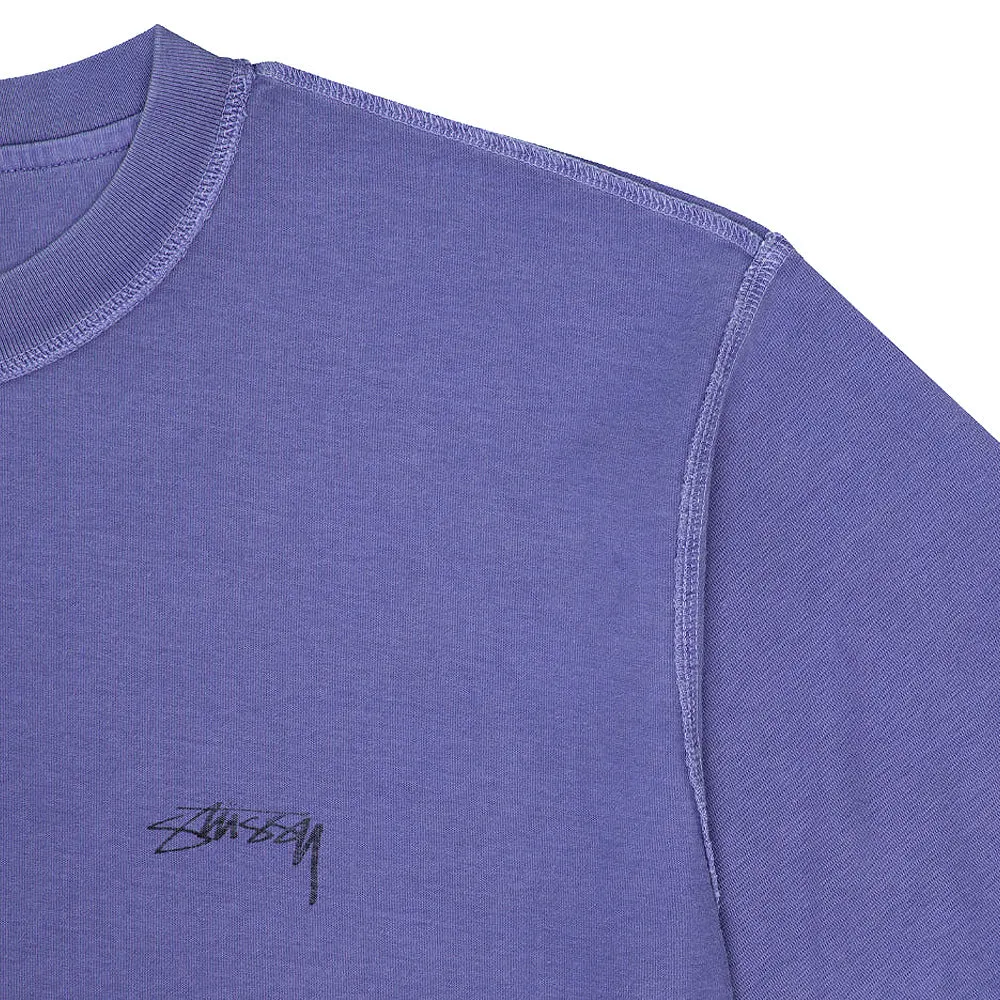 STSSY LAZY  LS TEE // DEEP COBALT
