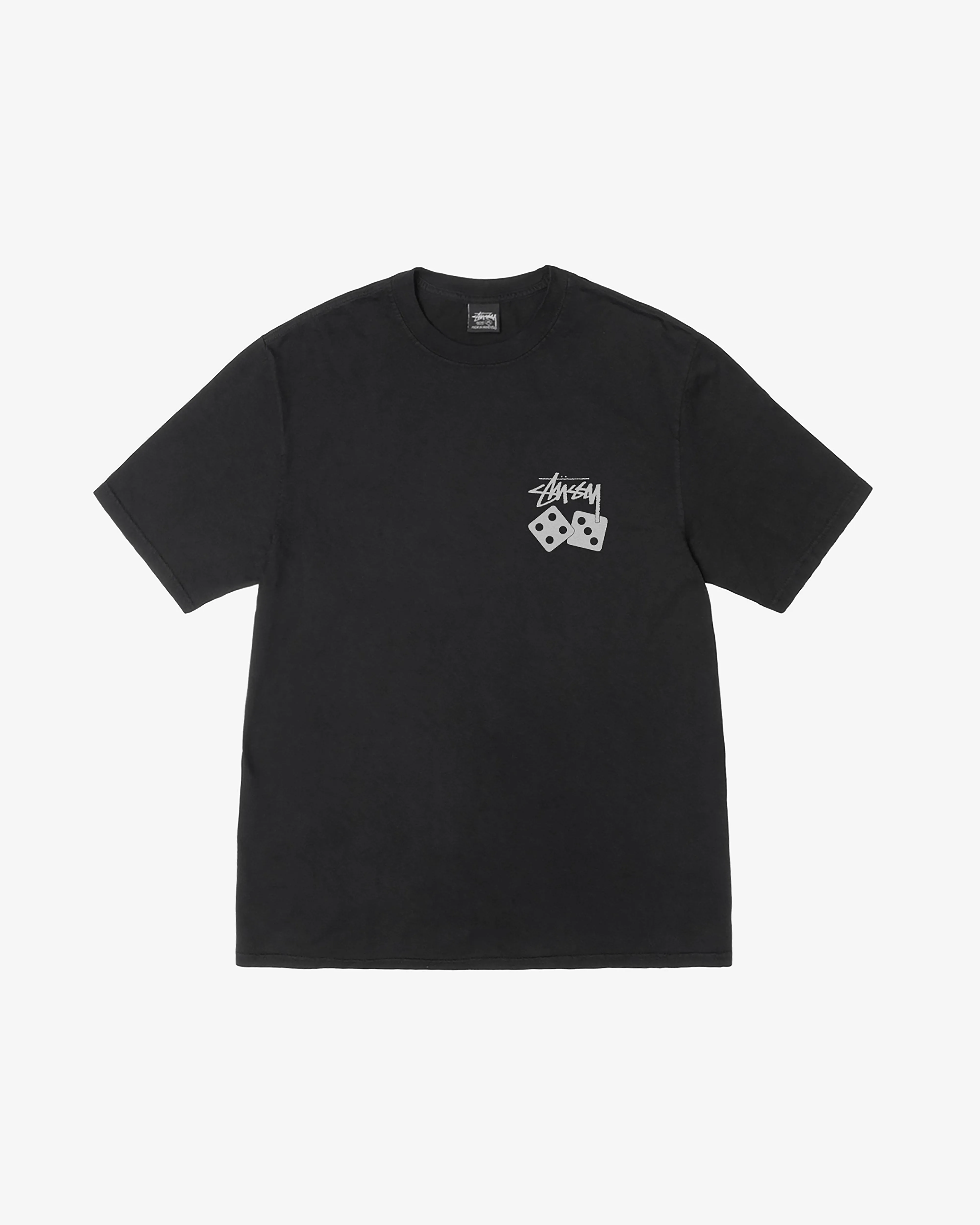 Stssy - Men's Dice Pig. Dyed T-Shirt - (Black)