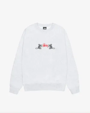 Stssy - Men's Homebrew Crewneck - (Ash Heather)