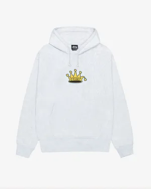 Stssy - Men's King Crown Hoodie - (Ash Heather)
