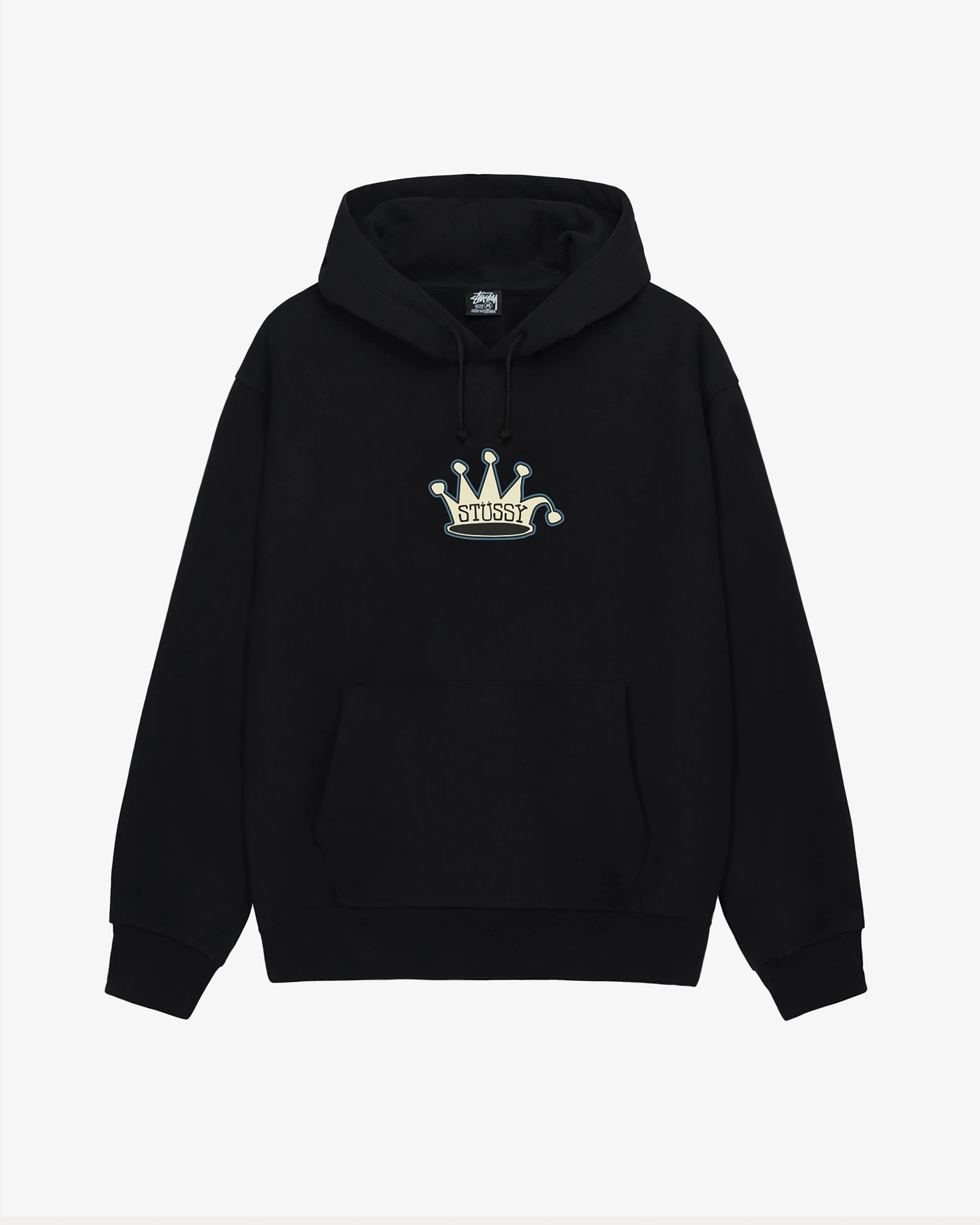 Stssy - Men's King Crown Hoodie - (Black)