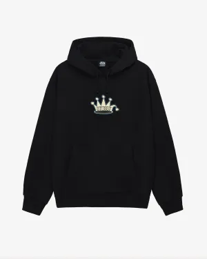 Stssy - Men's King Crown Hoodie - (Black)