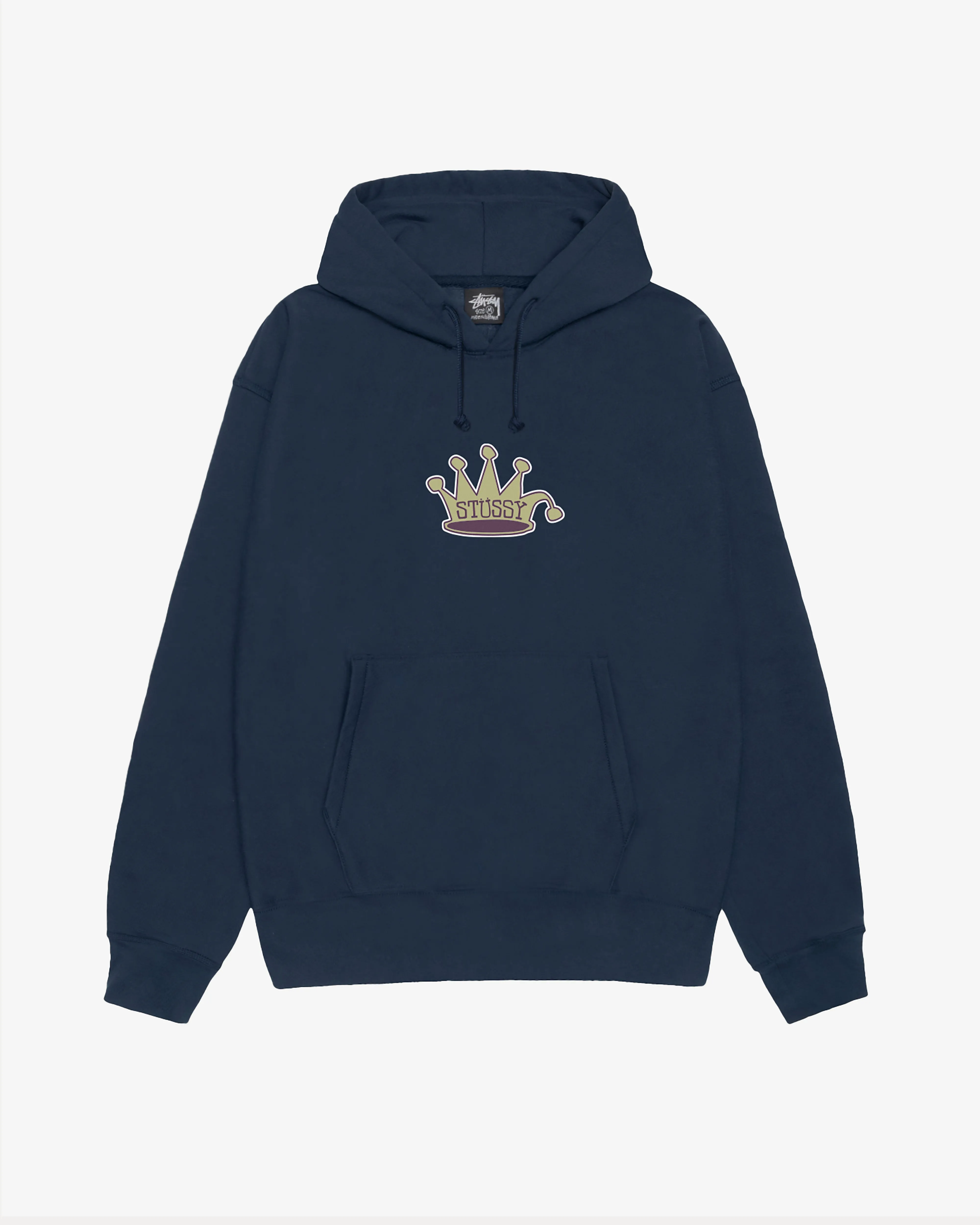 Stssy - Men's King Crown Hoodie - (Navy)