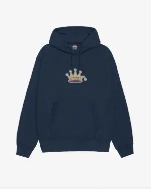 Stssy - Men's King Crown Hoodie - (Navy)