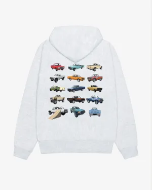 Stssy - Men's Pick Up Zip Hoodie - (Ash Heather)