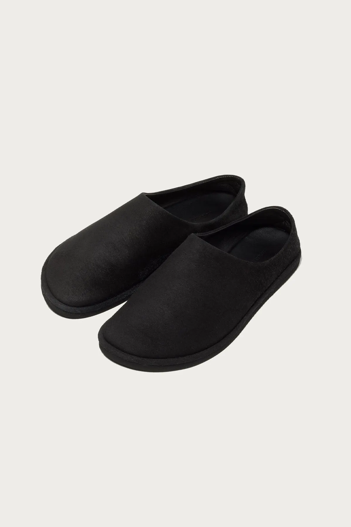 Suede Sandals - Black Suede