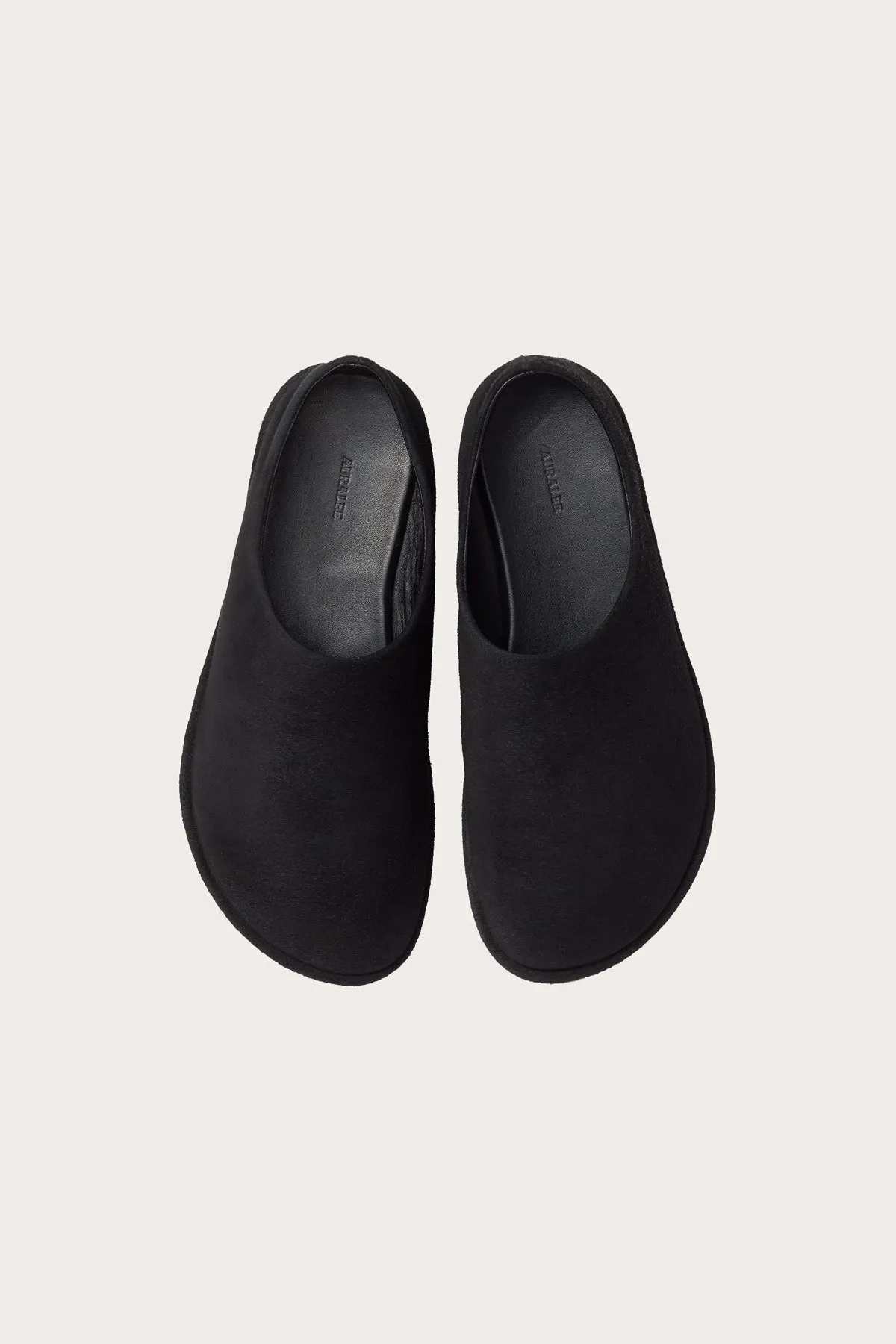 Suede Sandals - Black Suede