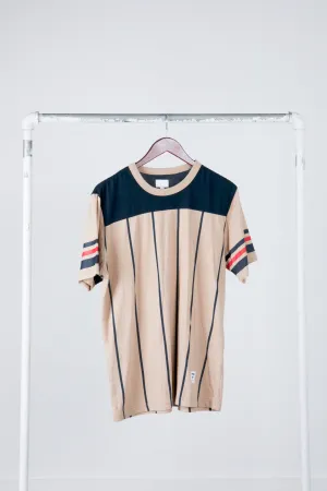 Supreme SS17 'Pinstripe Football' S/S Top Tan (2017)