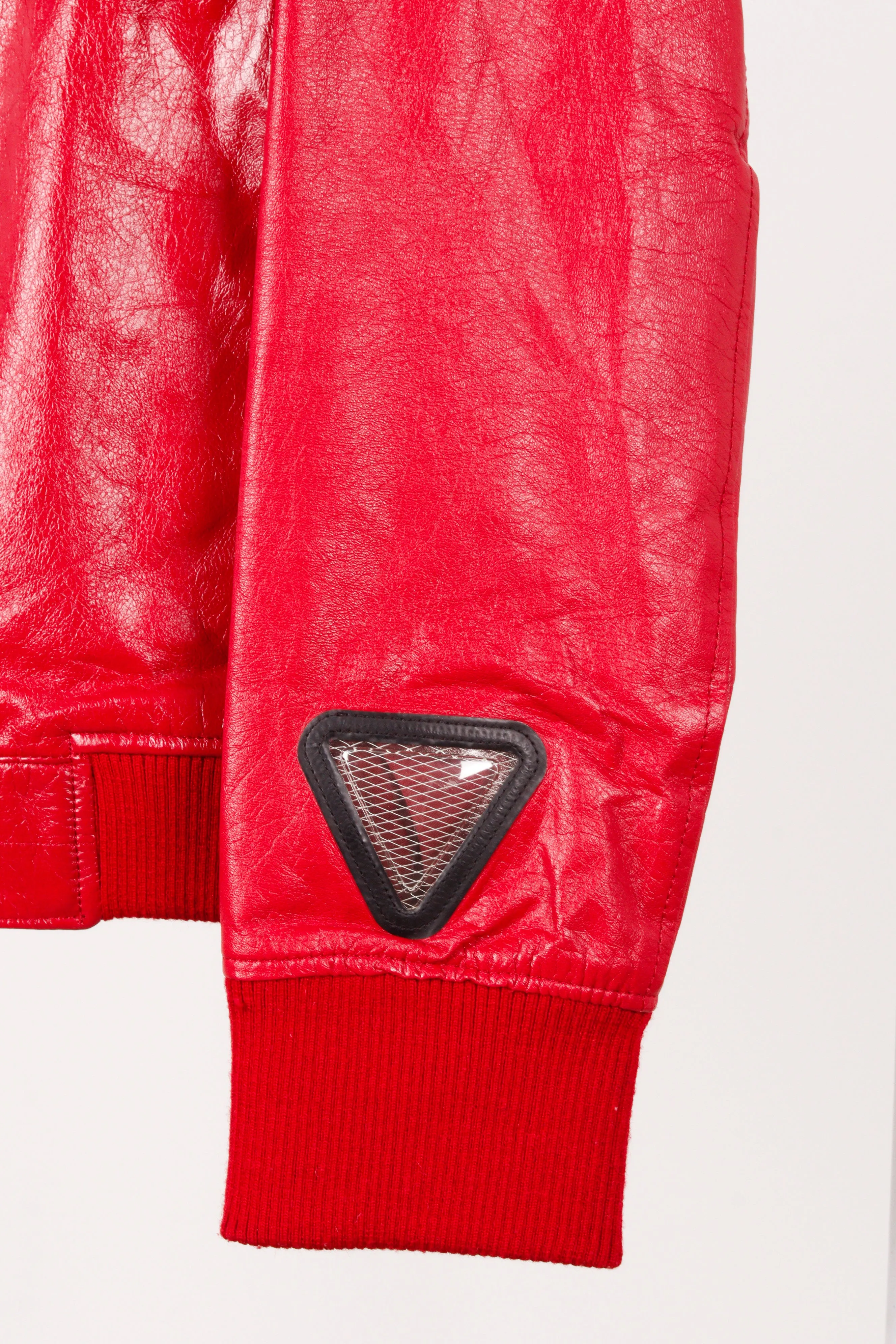 UNDERCOVER SS08 'Summer Madness' Hooded Leather Jacket Red (2008)