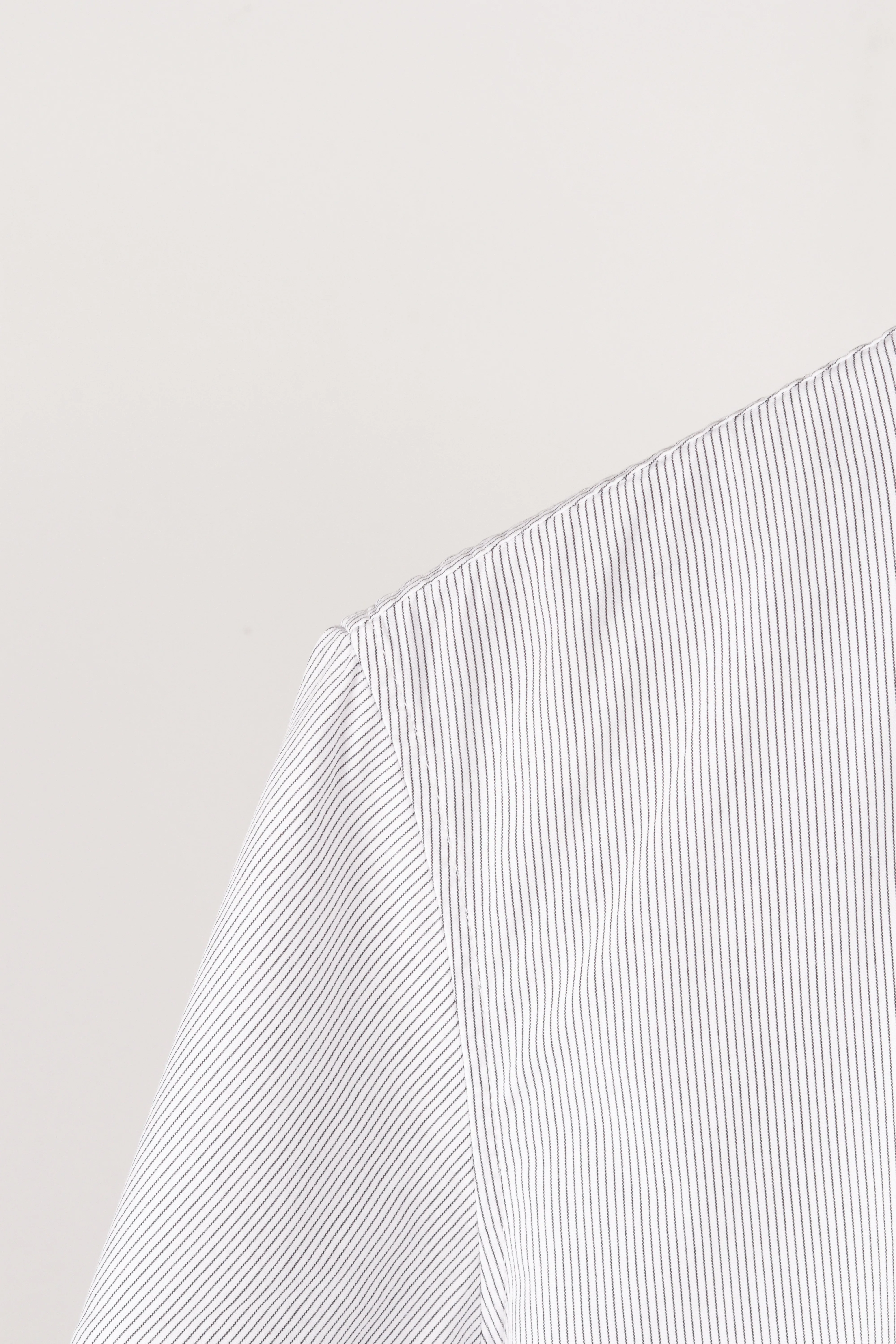 Undercoverism SS11 'Striped Frayed Hem' S/S Oxford Shirt White (2011)