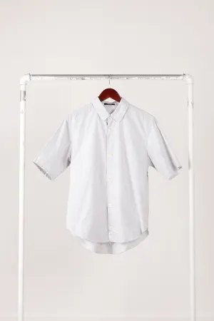 Undercoverism SS11 'Striped Frayed Hem' S/S Oxford Shirt White (2011)