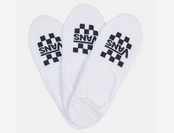 VANS CLASSIC CANOODLE 3 PACK WHITE | CALCETINES INVISIBLES BLANCOS
