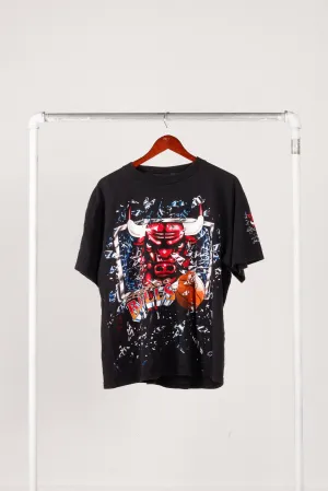 Vintage 1992 Chicago Bulls 'Shattered Backboard Megaprint' T-Shirt