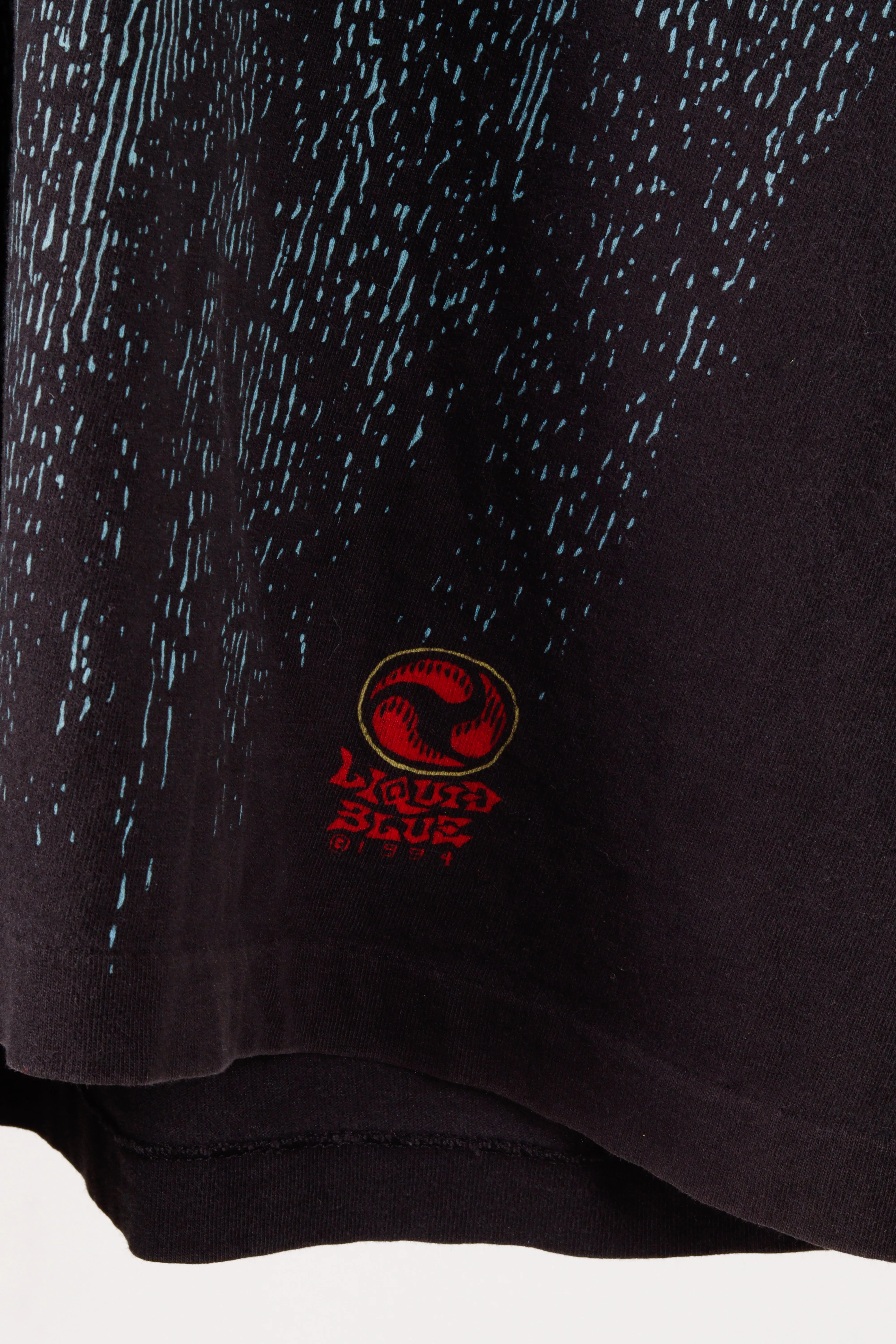 Vintage 1994 Liquid Blue 'Gustave Dore Demons' All-Over Print T-Shirt