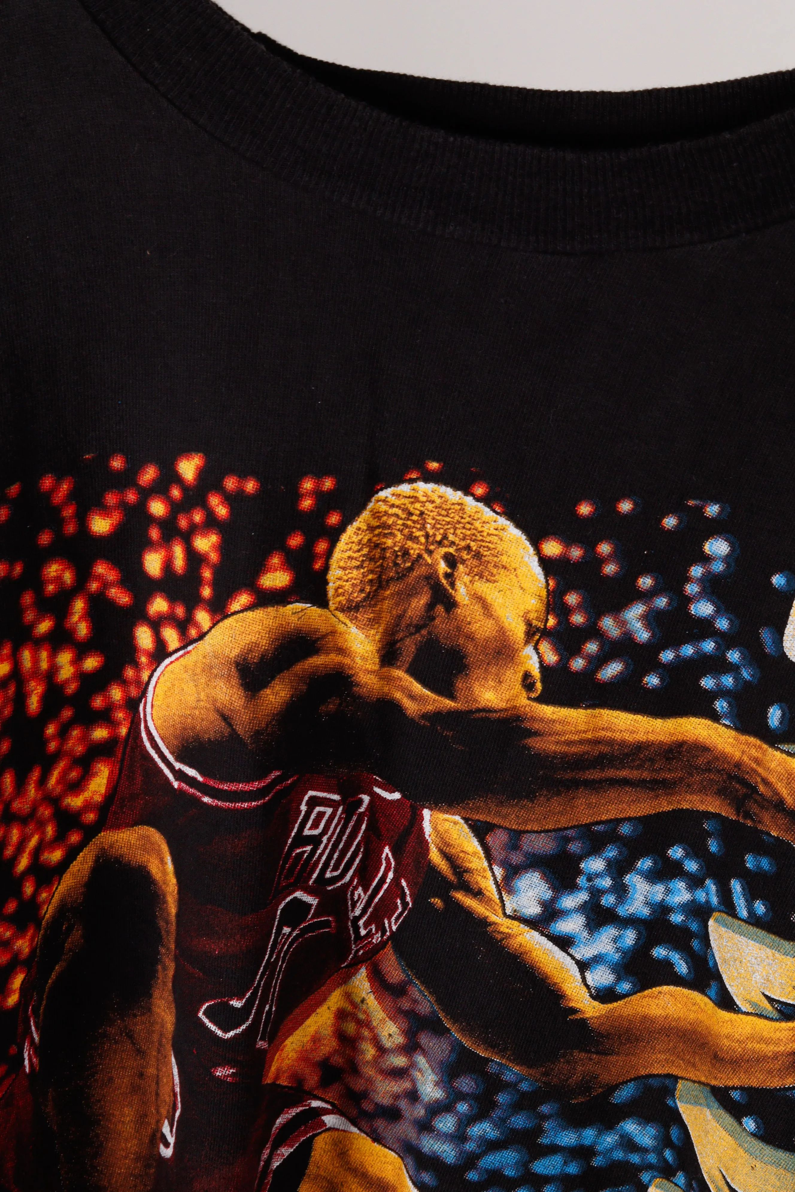 Vintage 1997 Dennis Rodman Jean Claude Van Damme 'Double Team' Rap T-Shirt