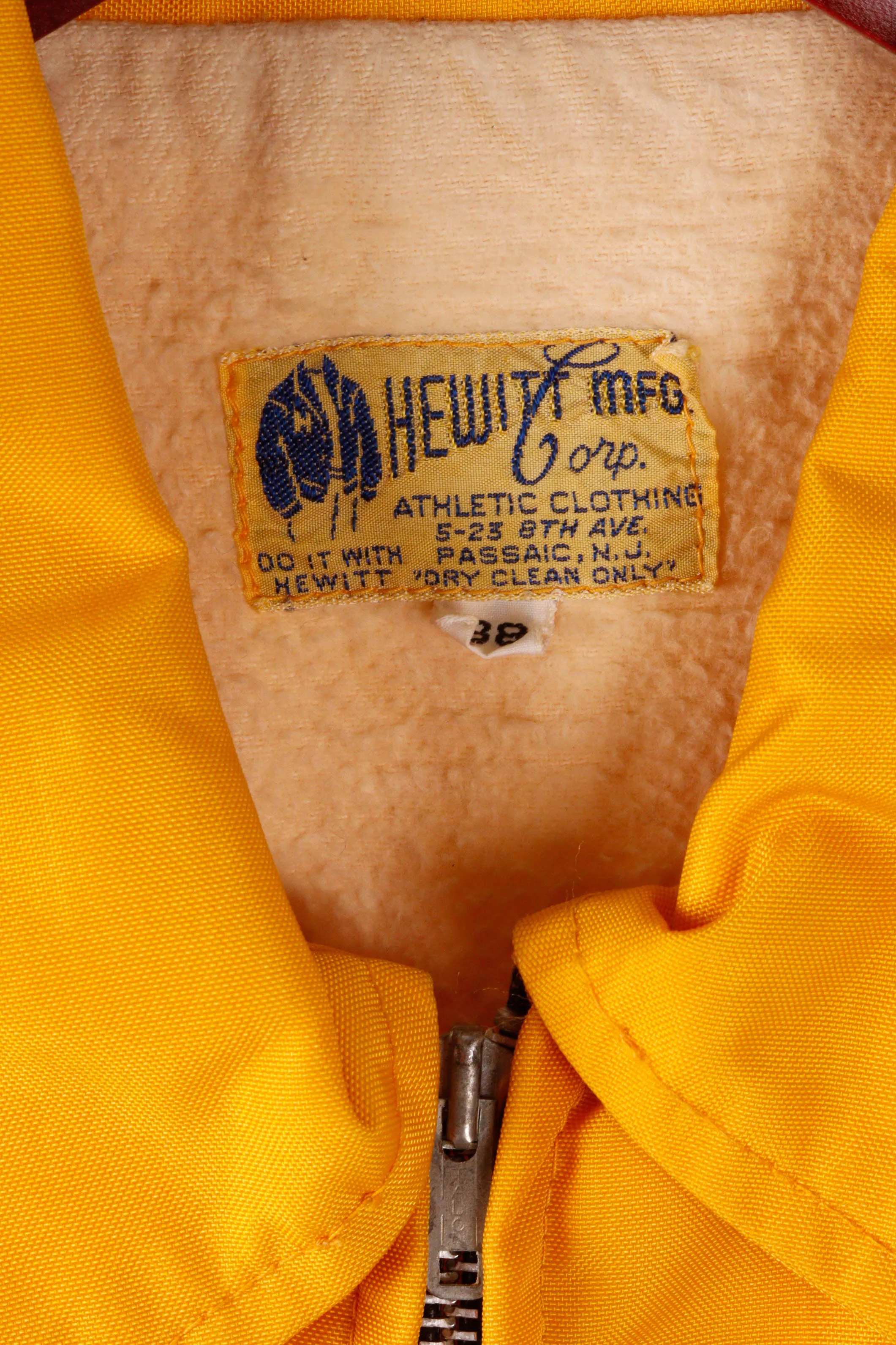 Vintage 60's Hewitt MFG 'Chain Stitched' Coach Jacket