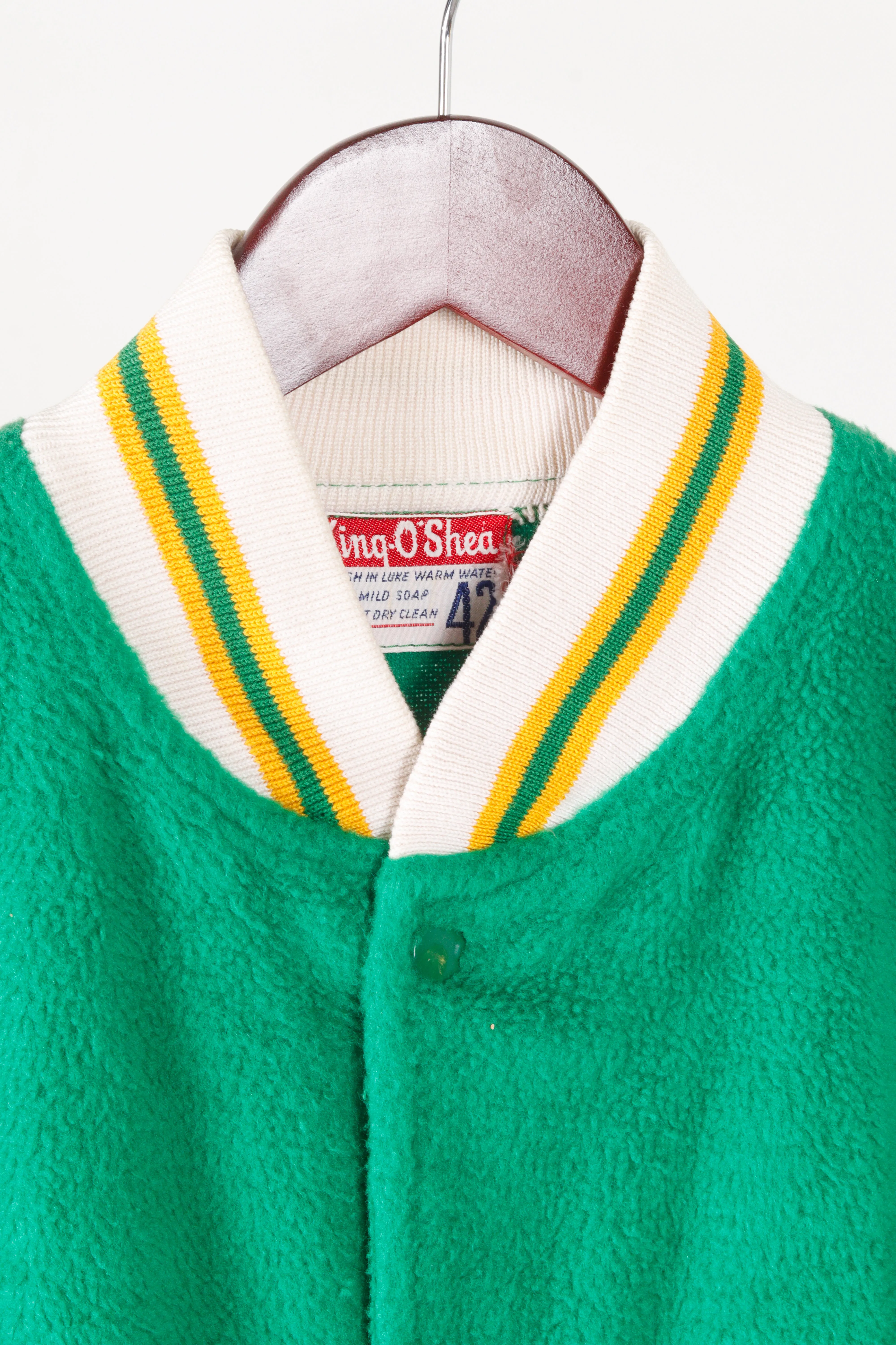Vintage 60's King O'Shea 'Fleece Basketball' Warm Up Shooting Top