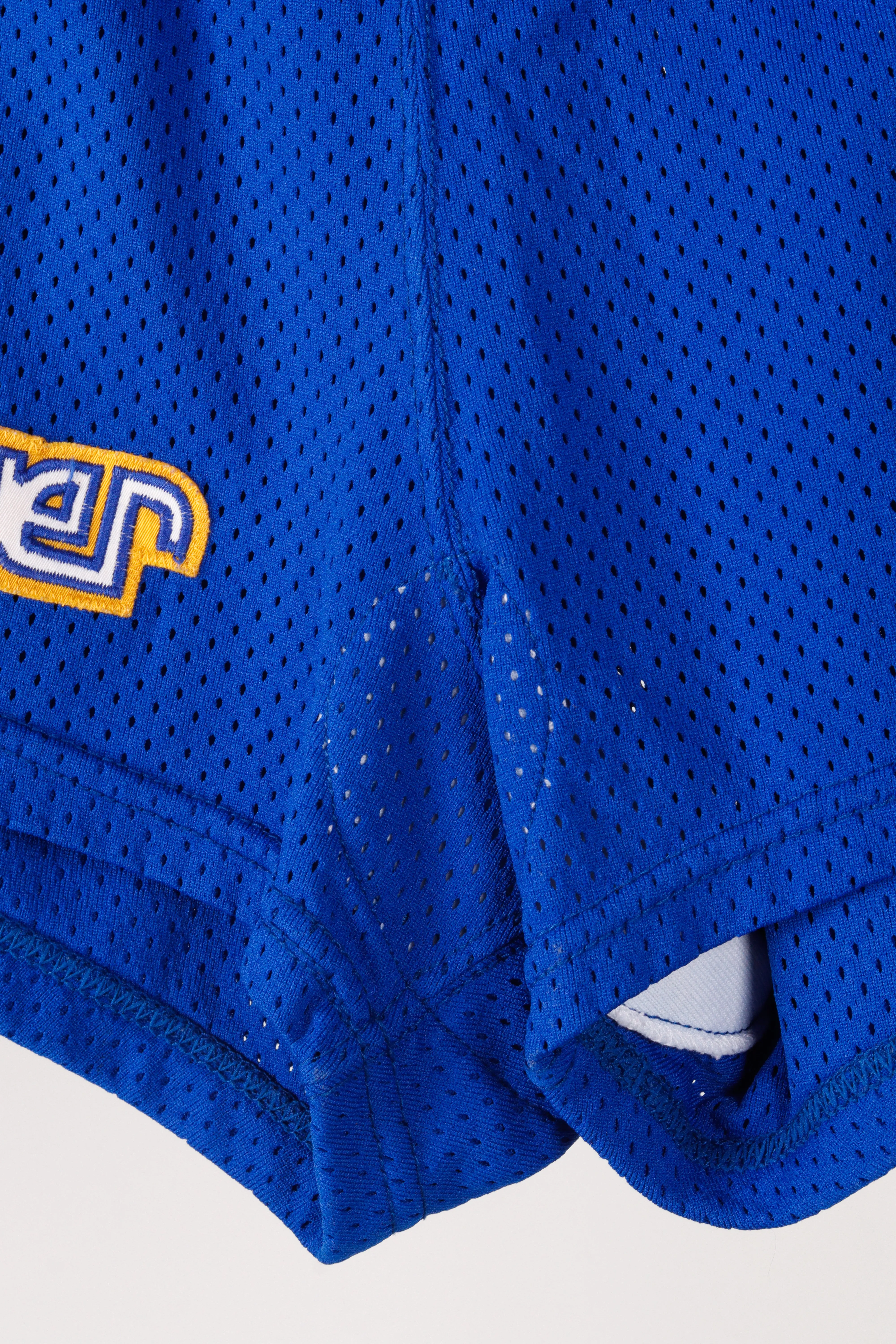 Vintage 80's Sand Knit 'Denver Nuggets Away' Authentic Basketball Shorts