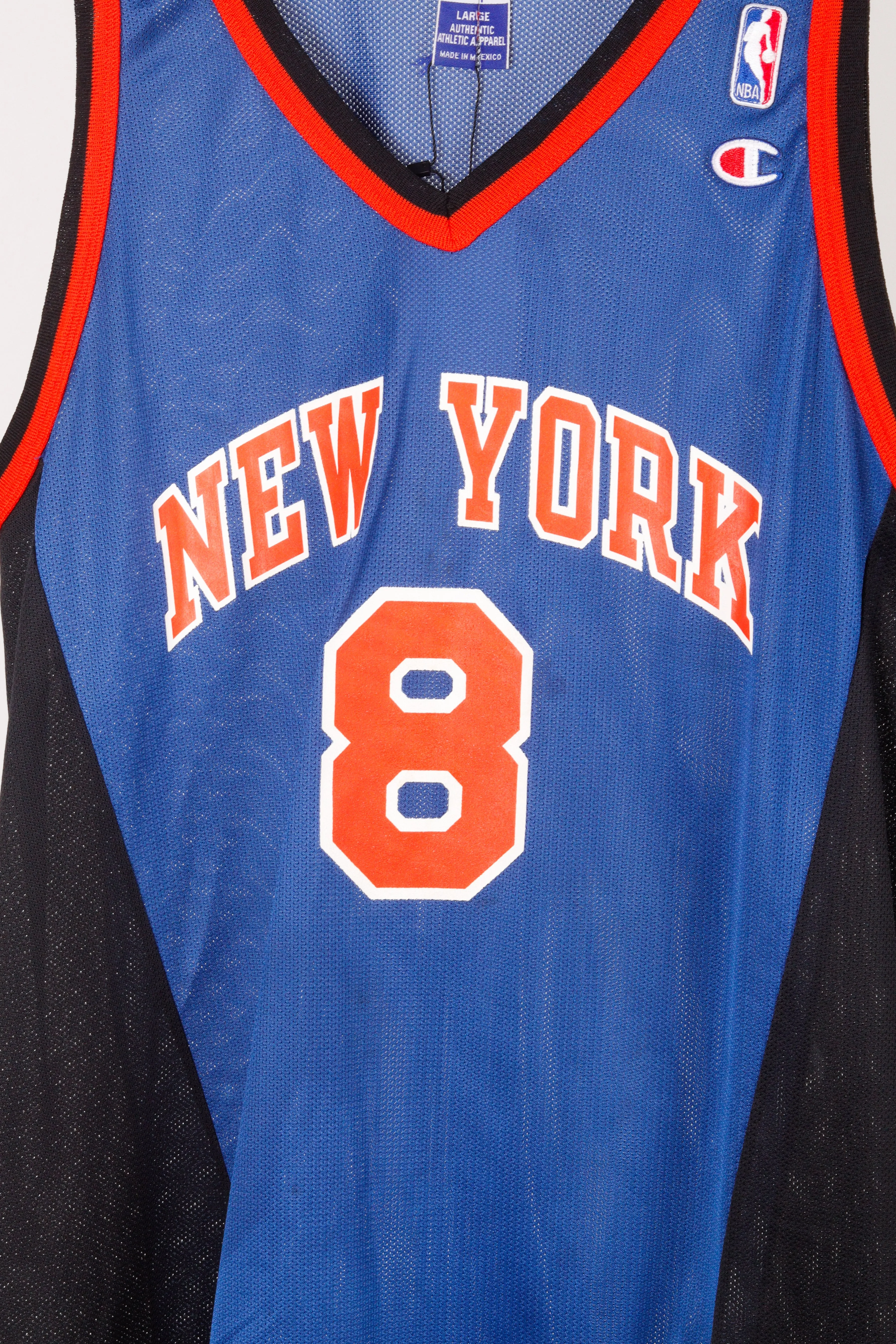 Vintage 90's Champion 'New York Knicks Latrell Sprewell Away' Jersey