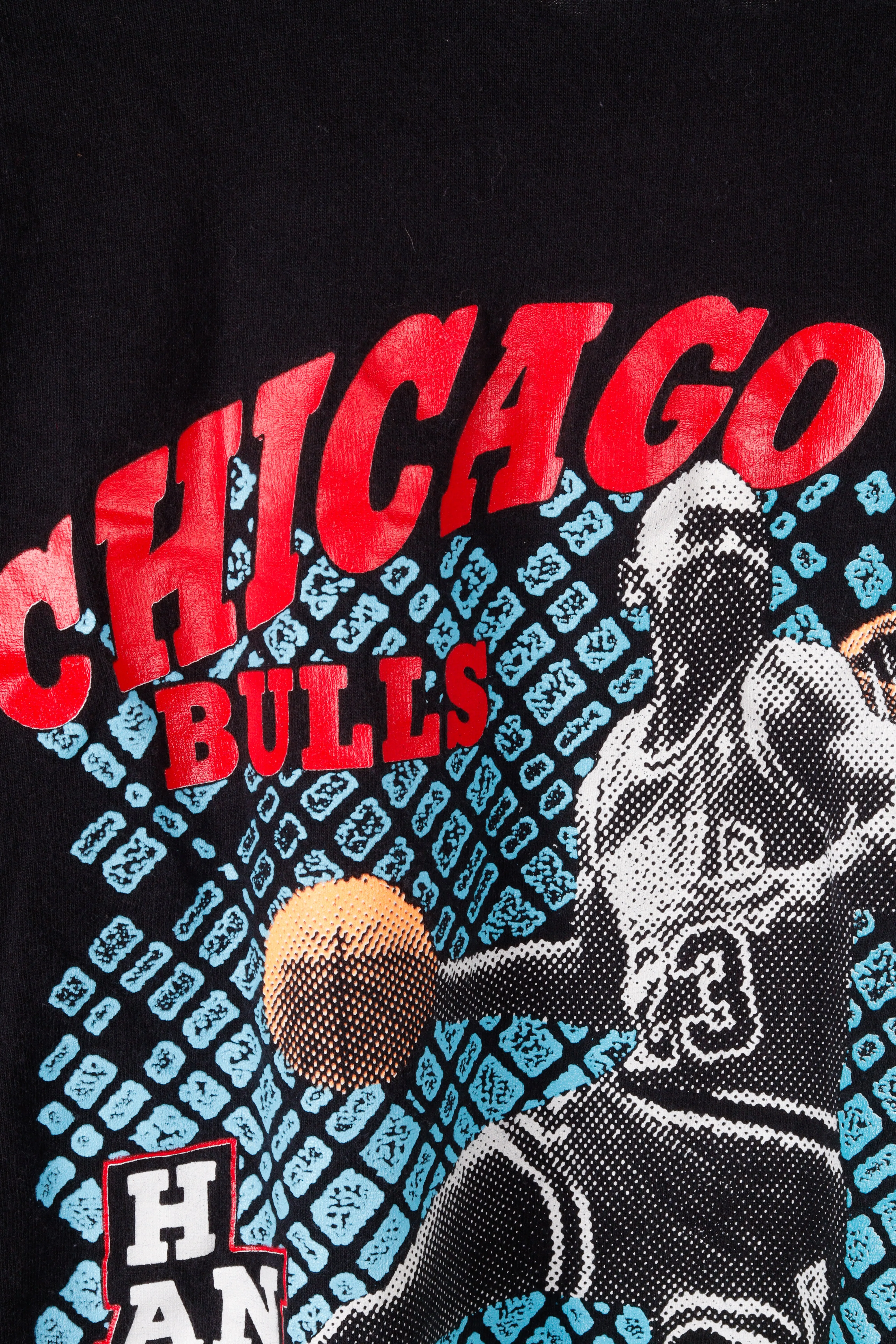 Vintage 90's Chicago Bulls 'Michael Jordan Hang Time Graphic' T-Shirt