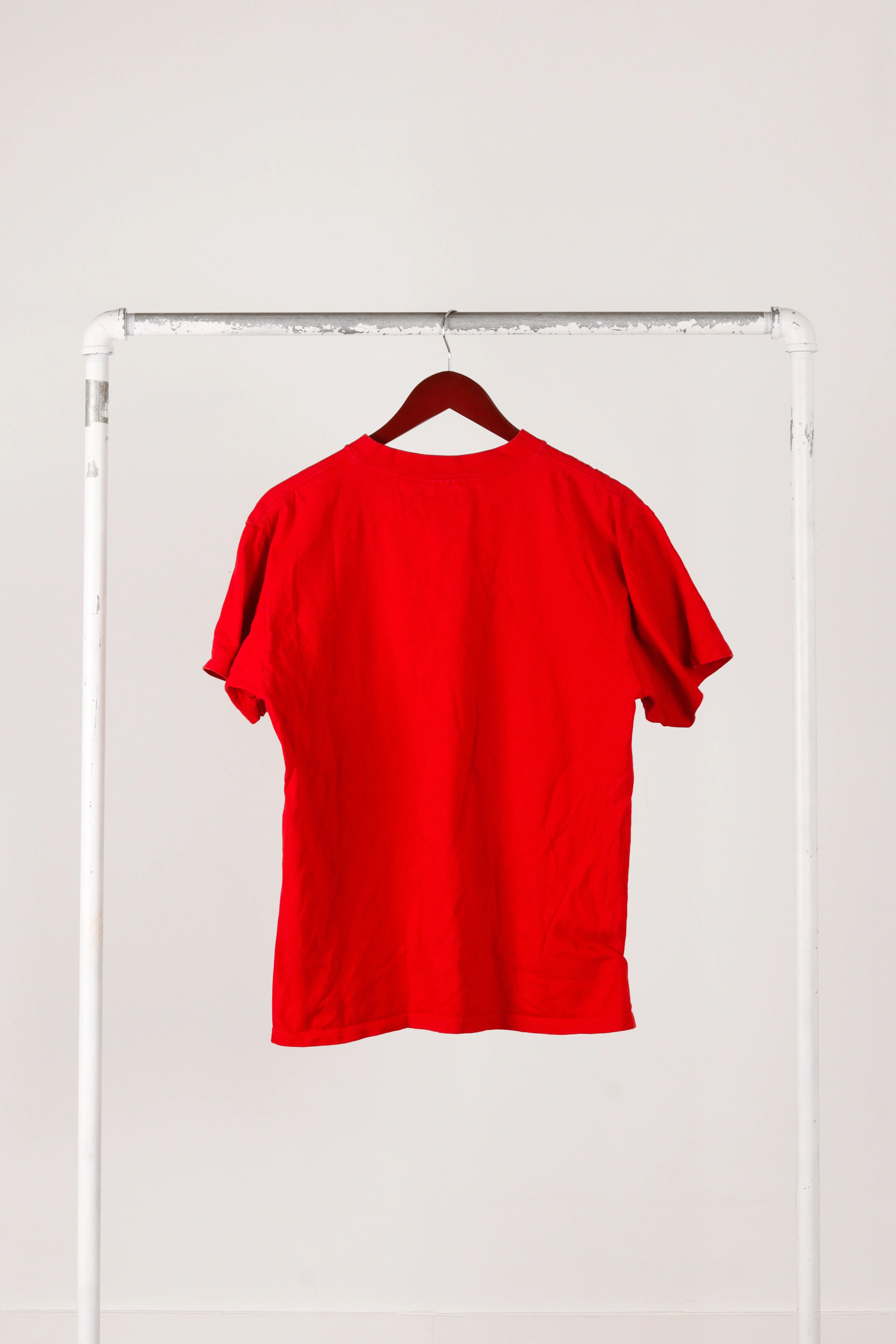 Vintage 90's Chicago Bulls 'Michael Jordan Road Map' T-Shirt Red