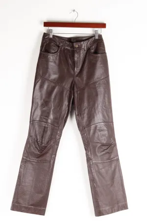 Vintage 90's Ralph by Ralph Lauren 'Boot Cut Leather' Pants