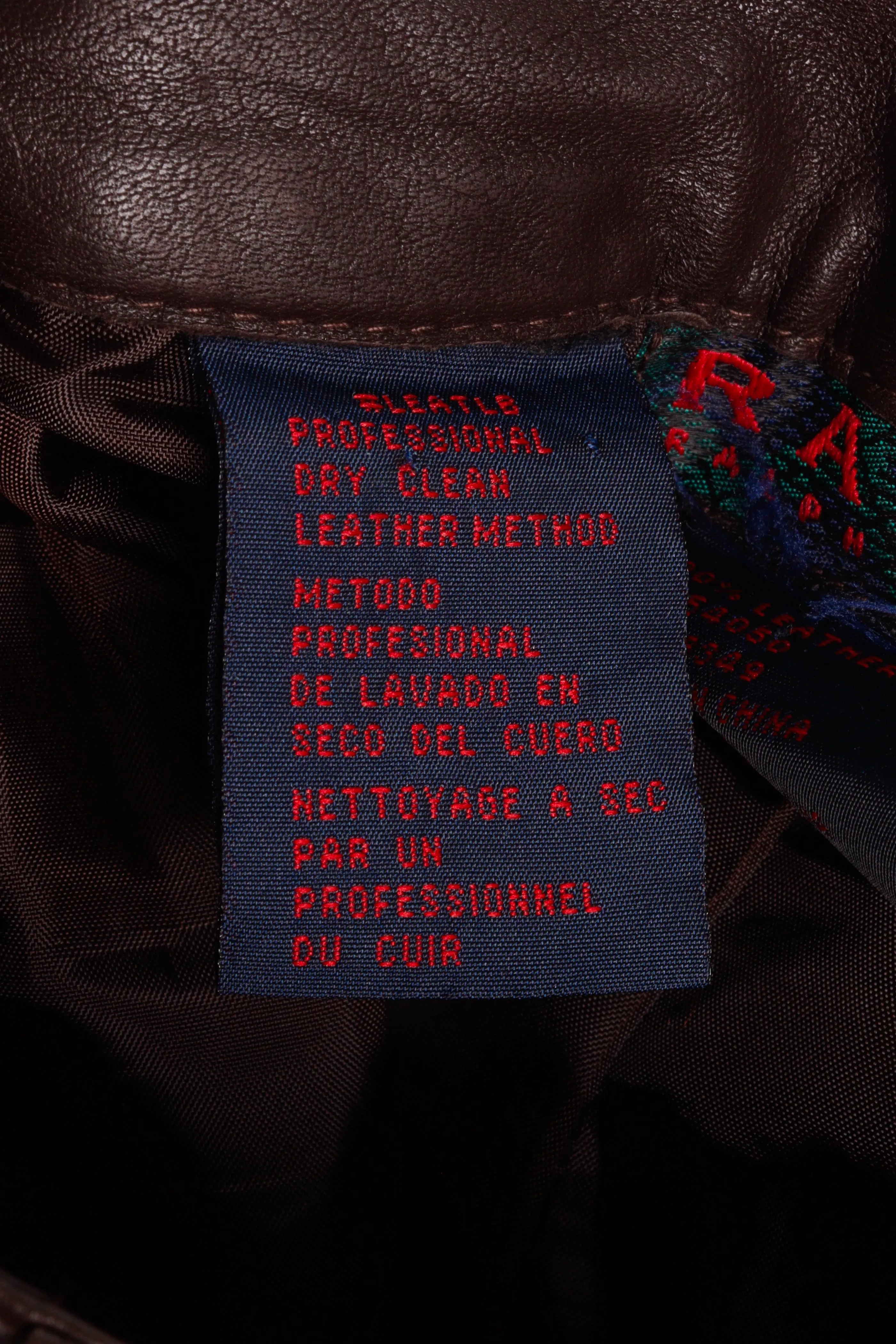 Vintage 90's Ralph by Ralph Lauren 'Boot Cut Leather' Pants