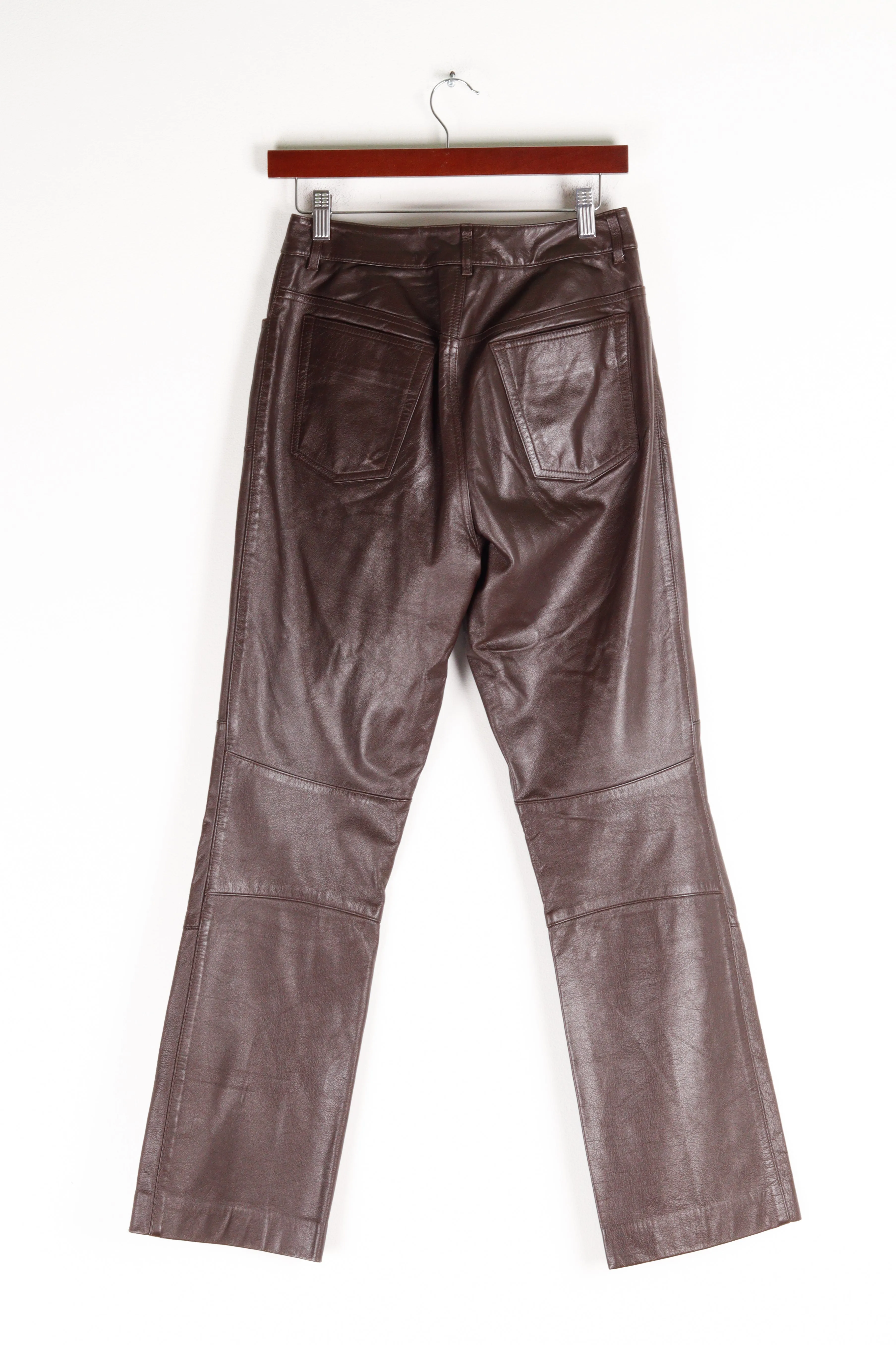 Vintage 90's Ralph by Ralph Lauren 'Boot Cut Leather' Pants