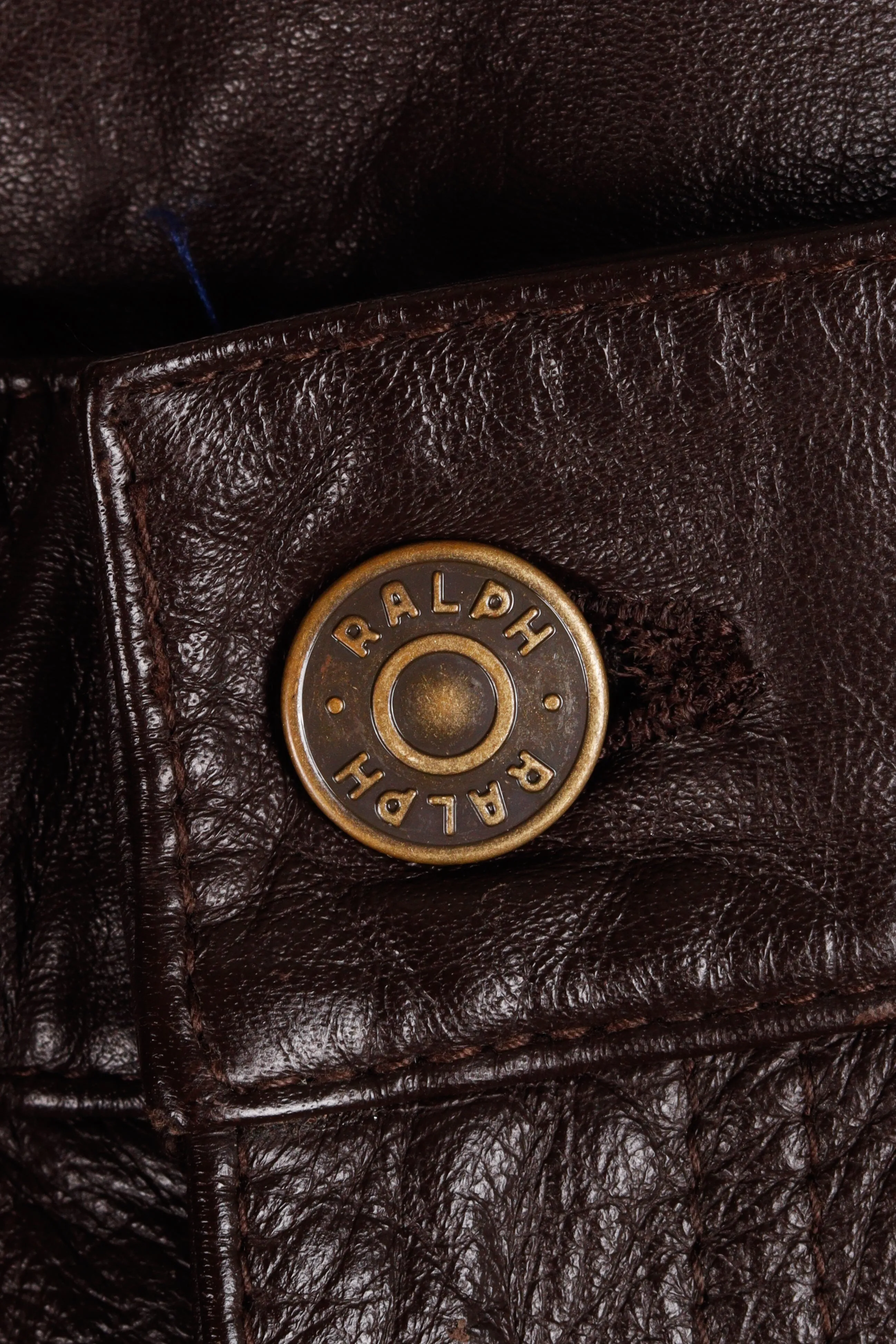 Vintage 90's Ralph by Ralph Lauren 'Boot Cut Leather' Pants