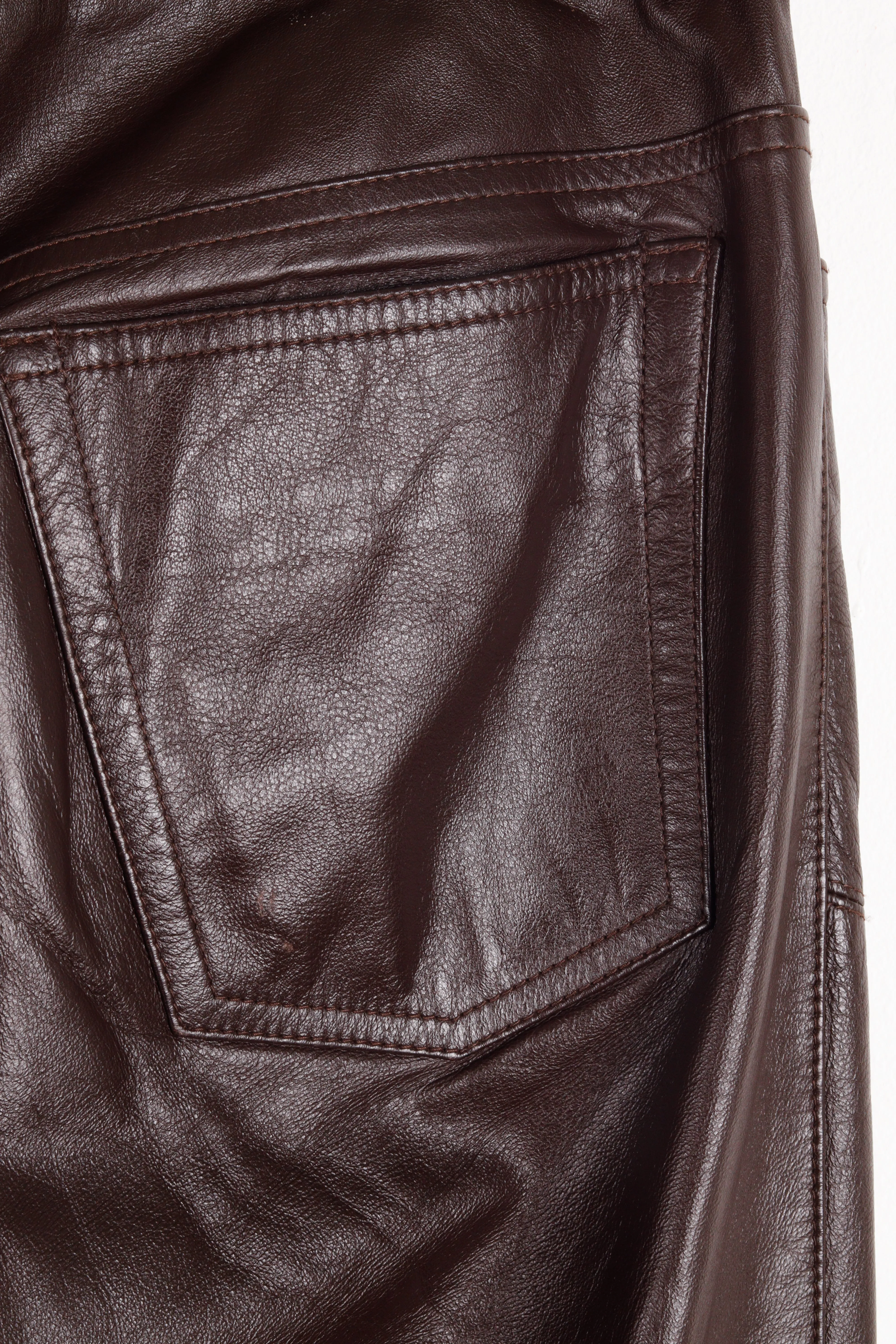 Vintage 90's Ralph by Ralph Lauren 'Boot Cut Leather' Pants