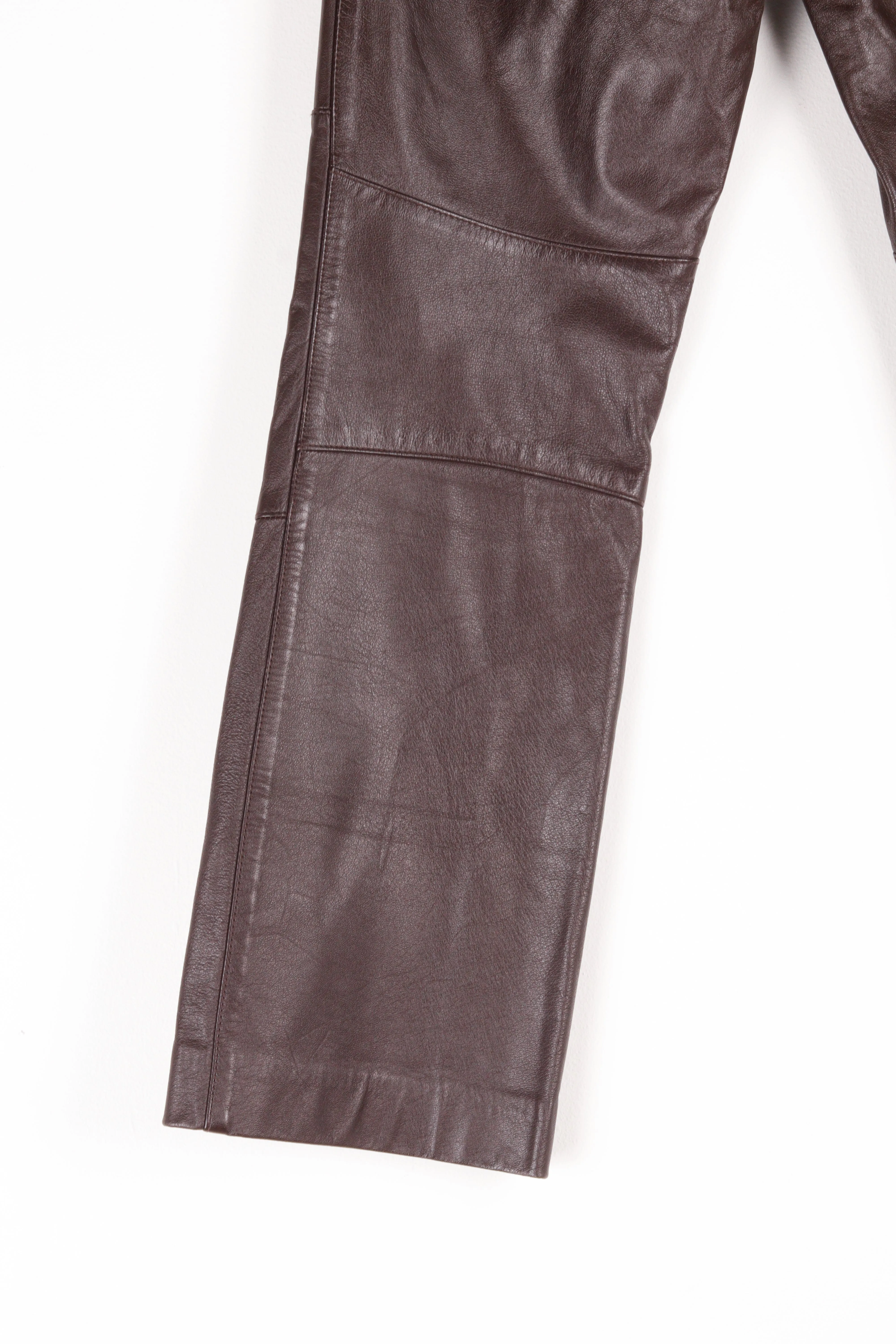 Vintage 90's Ralph by Ralph Lauren 'Boot Cut Leather' Pants