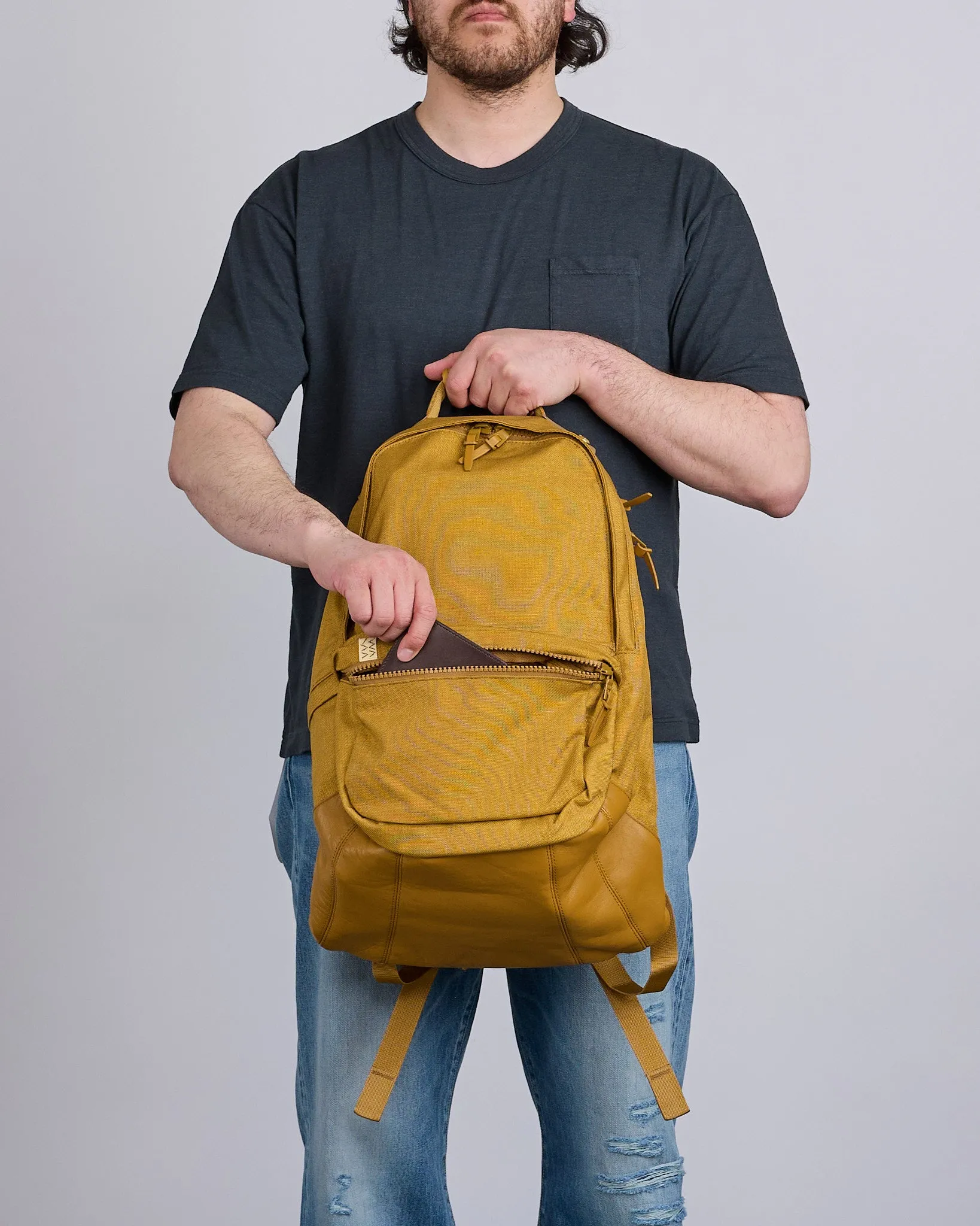 visvim Cordura 22L Pack Mustard