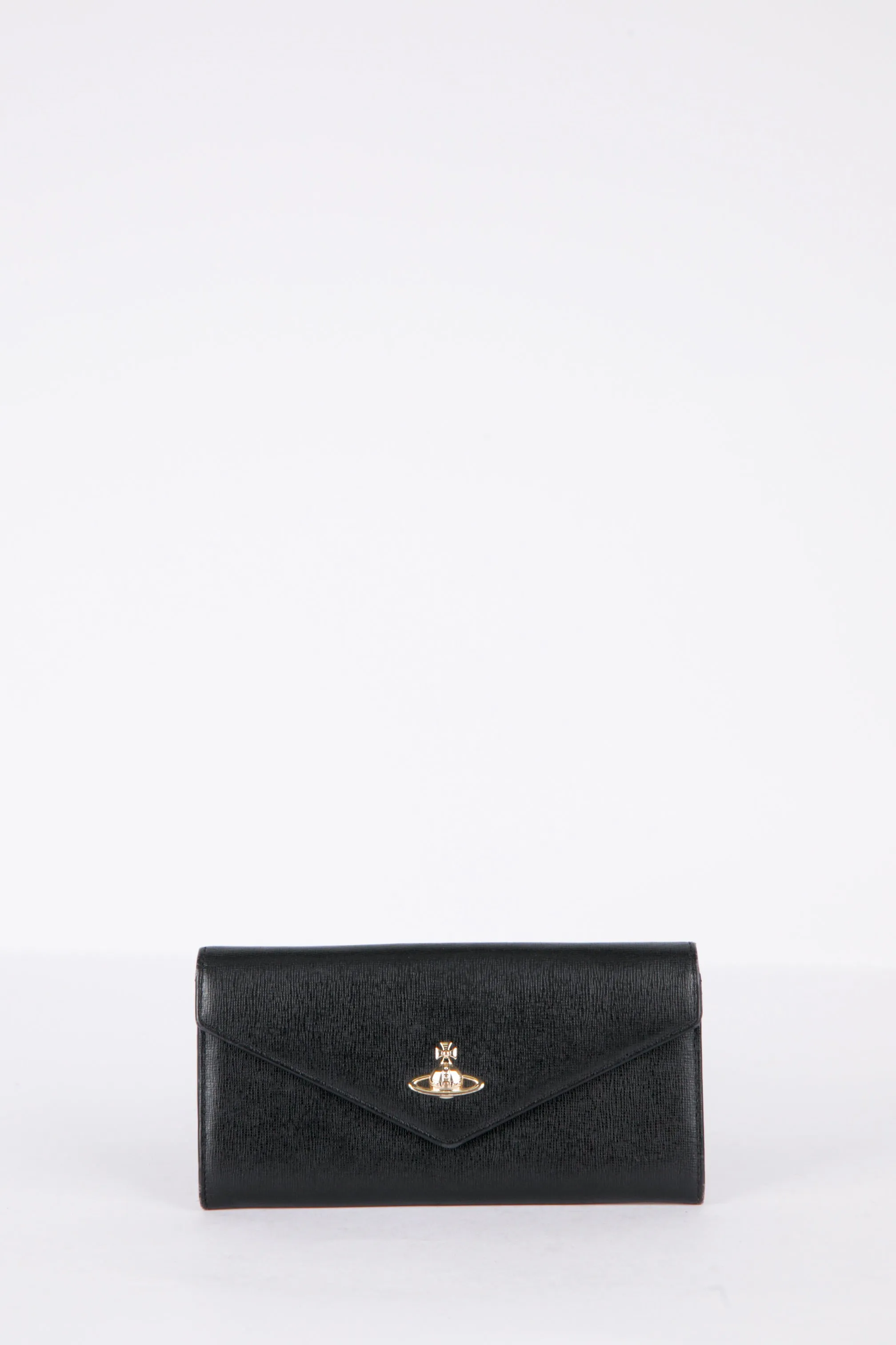 Vivienne Westwood 'Opio Saffiano Leather' Long Wallet Black