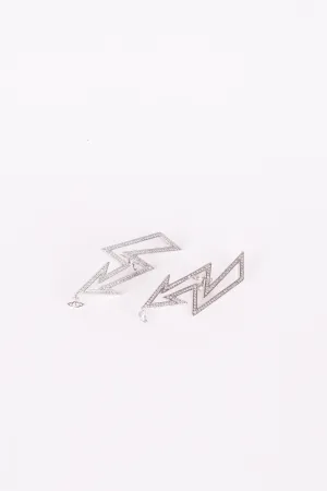 Vivinne Westwood SS18 'Isadora' Earrings Silver (2018)