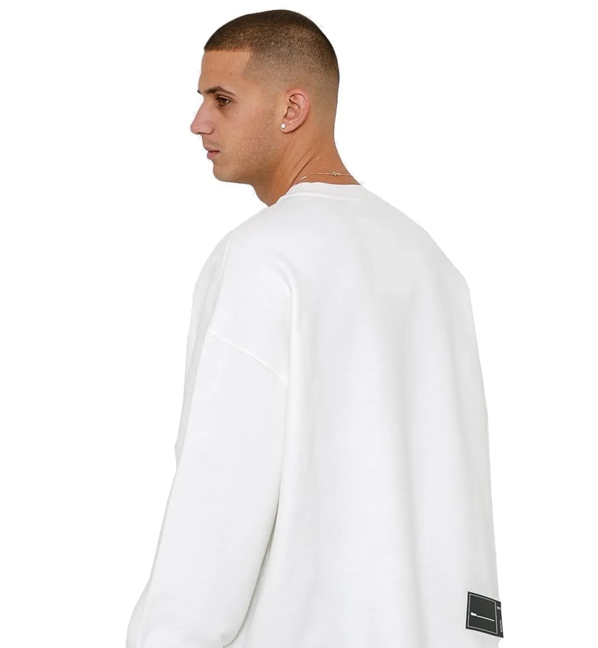 WE11DONE Multi Logo Long Sleeve T-shirt (White)