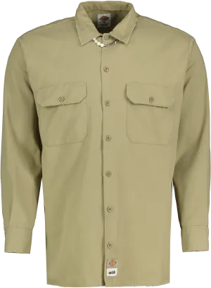 Wish X Dickies 'On Break' Long Sleeve Work Shirt
